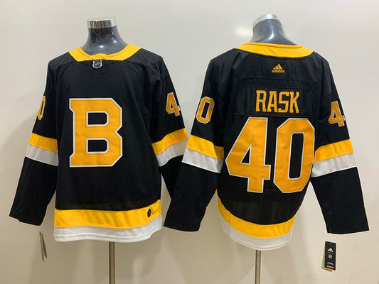 Men's Boston Bruins Tuukka Rask #40 Black Player Jerseys