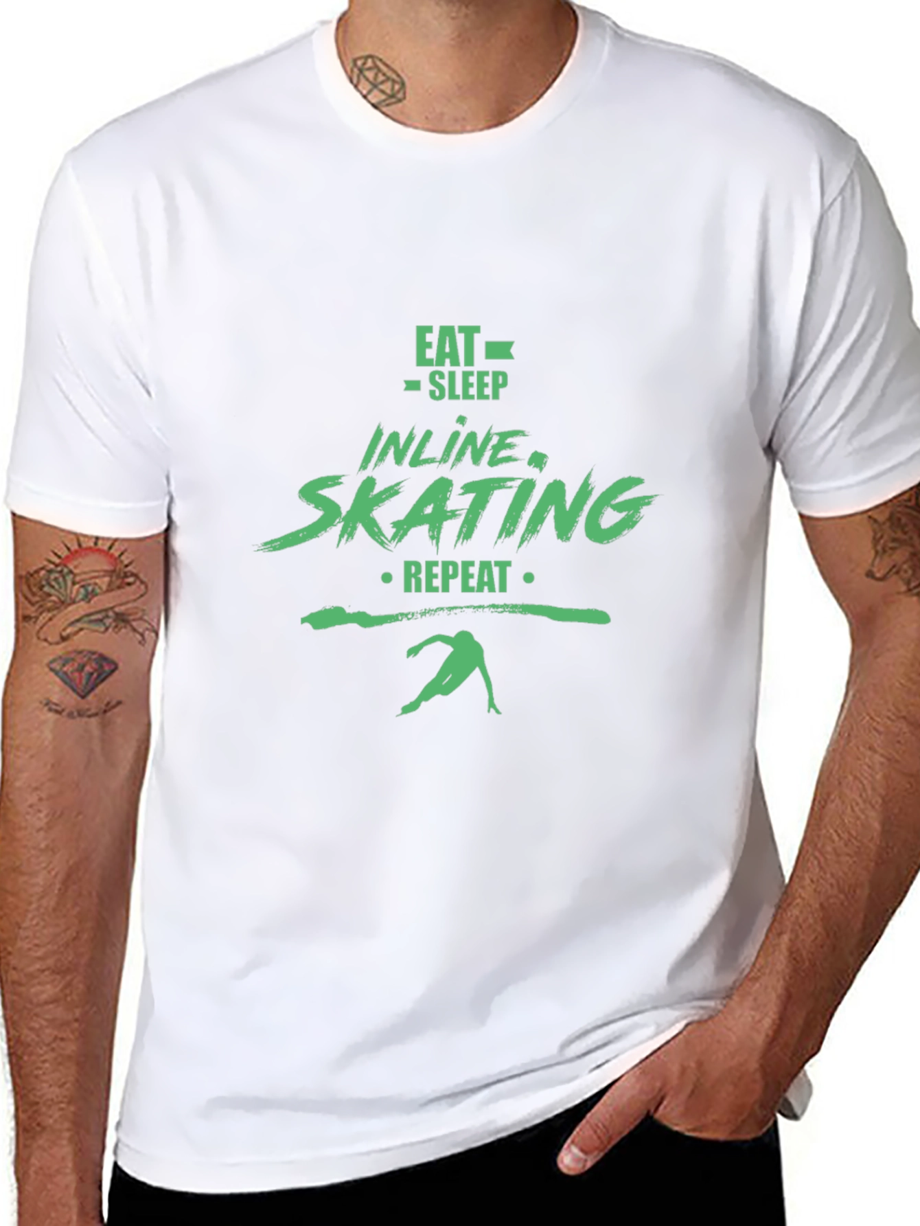 Eat Sleep Inline Skating Repeat T-Shirt