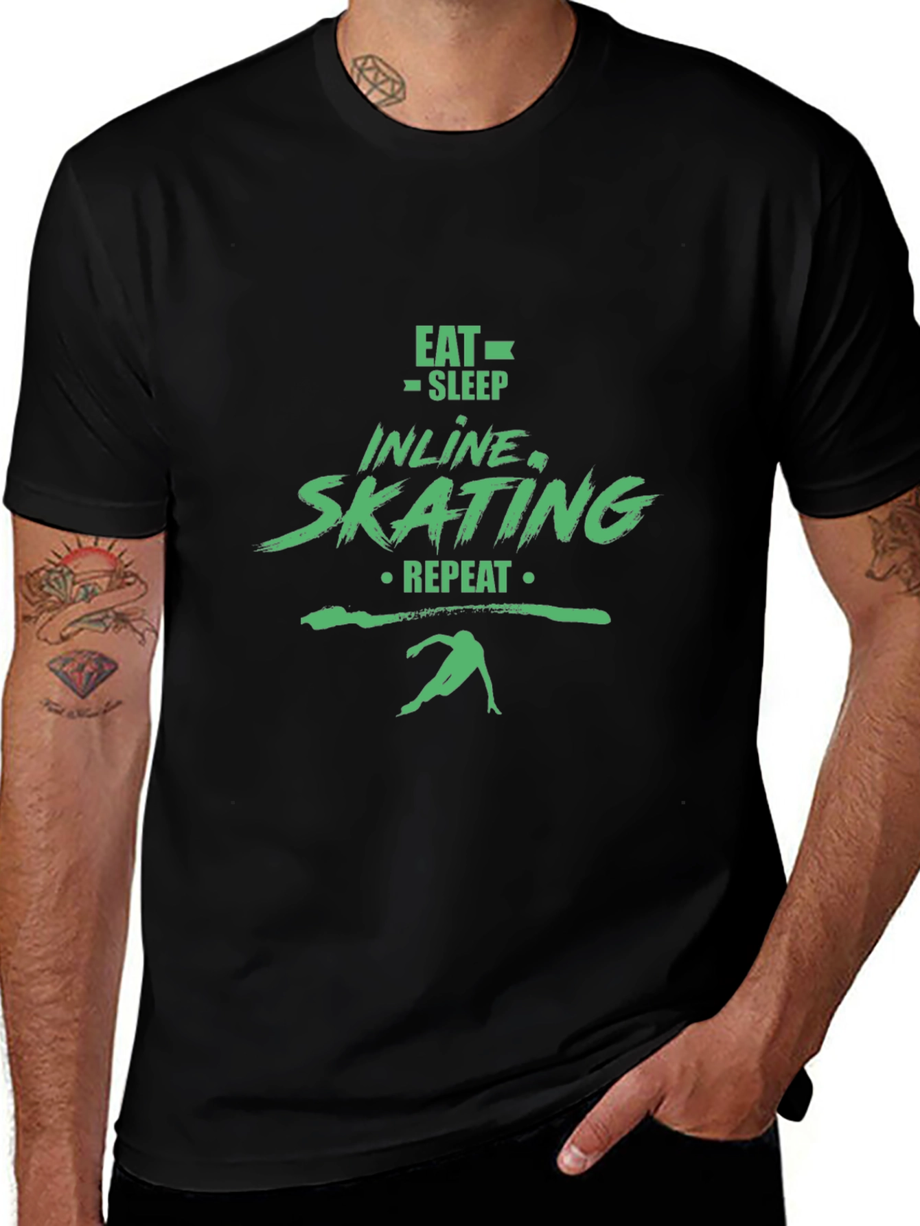 Eat Sleep Inline Skating Repeat T-Shirt