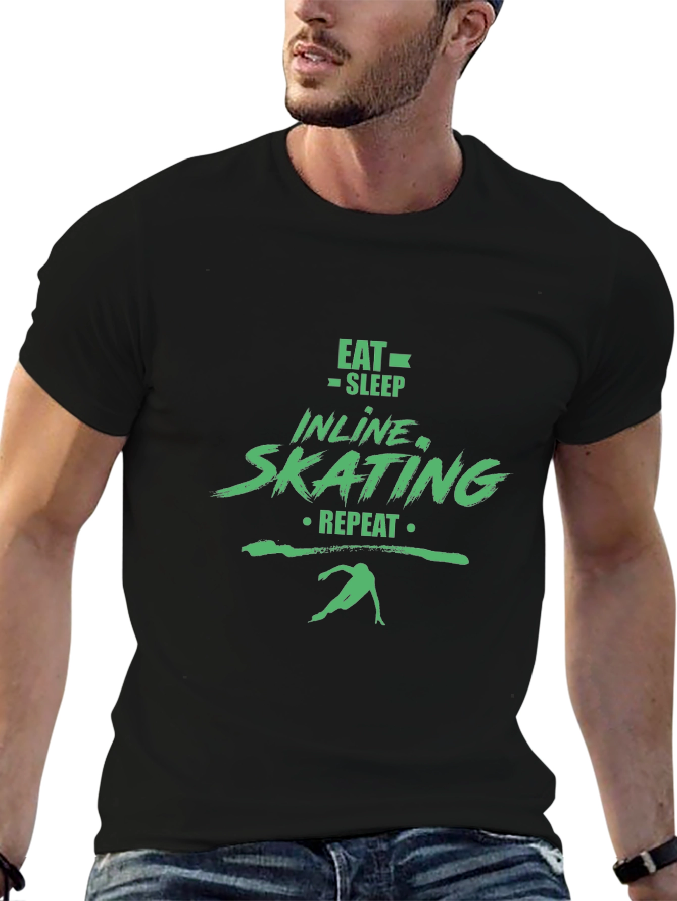 Eat Sleep Inline Skating Repeat T-Shirt