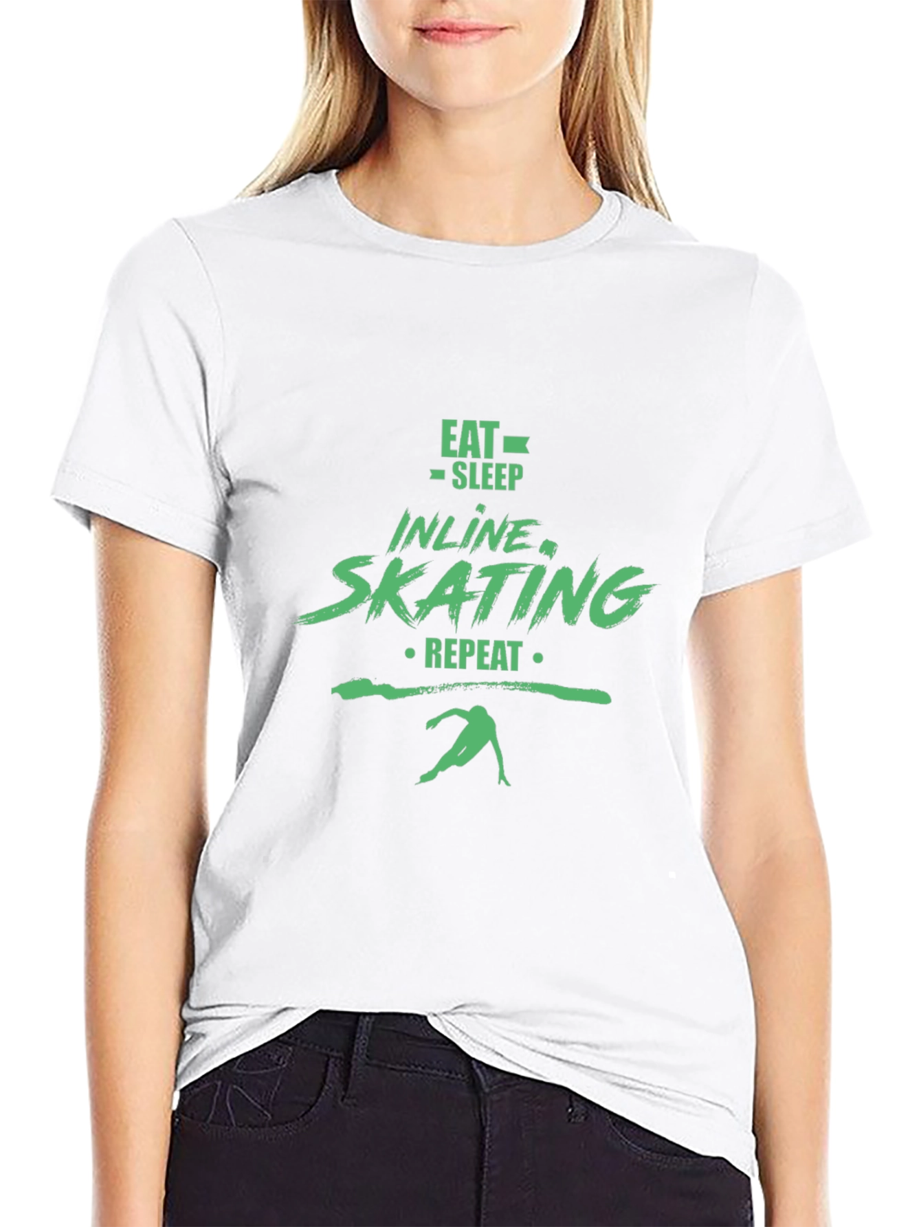 Eat Sleep Inline Skating Repeat T-Shirt