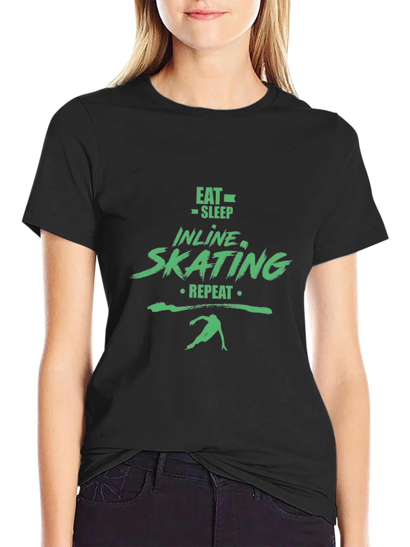 Eat Sleep Inline Skating Repeat T-Shirt