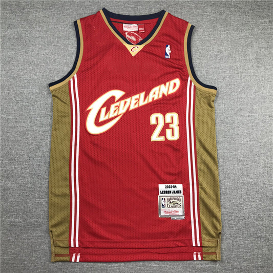 Men's Cleveland Cavaliers LeBron James 2003-04 Hardwood Classics Swingman Jerseys