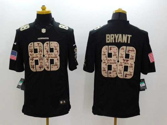 Men's Dallas Cowboys Dez Bryant #88 Black Player Game Jerseys