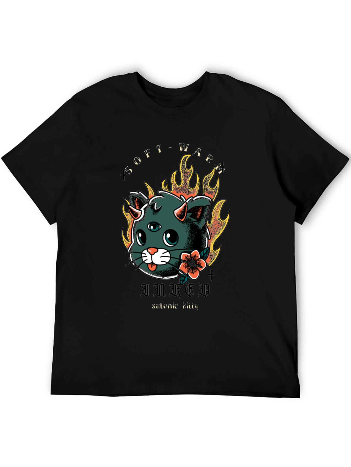 Inked Serene Kitty T-Shirt