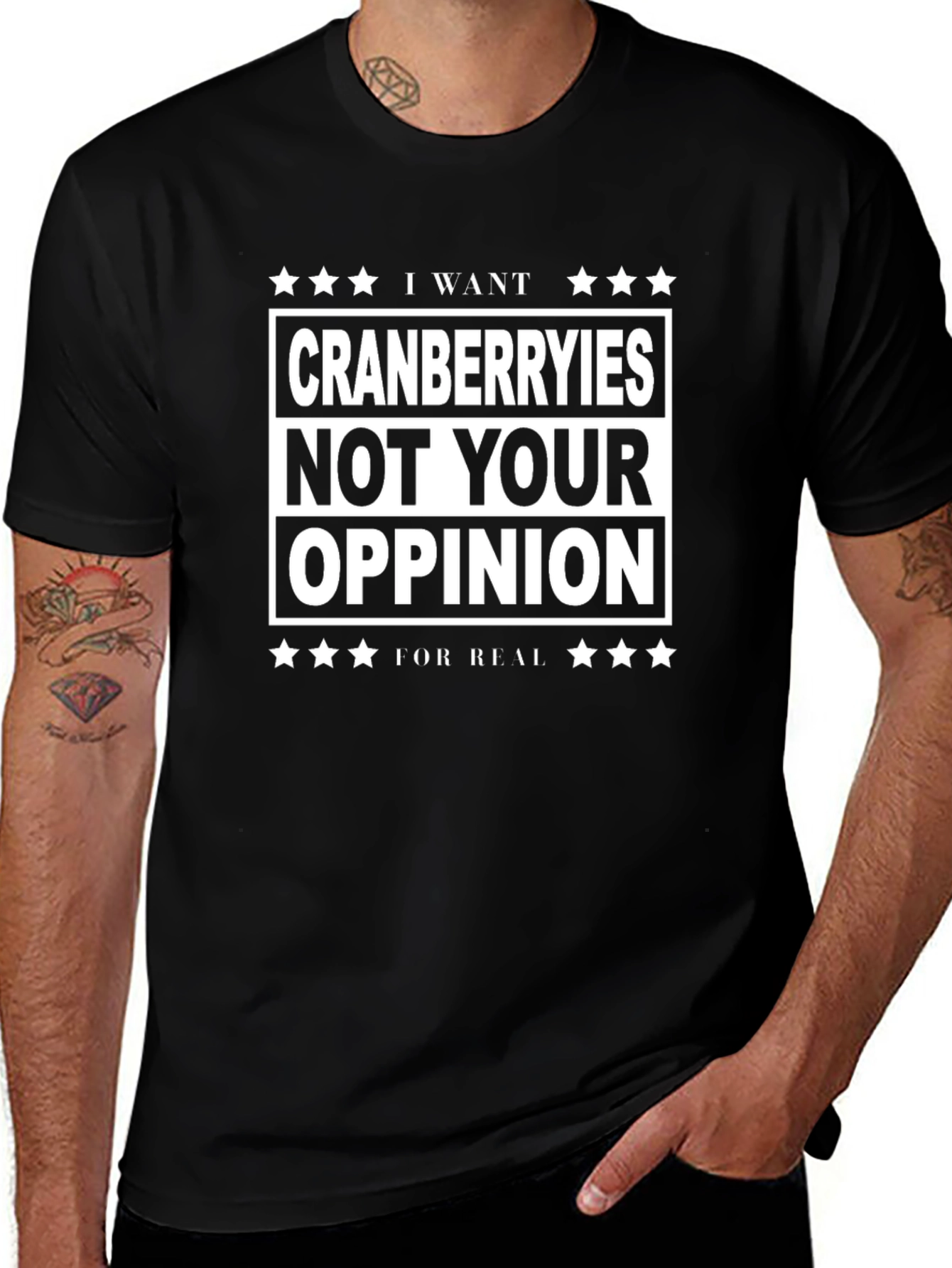 Cranberries Not Your Opinion Graphic Tee