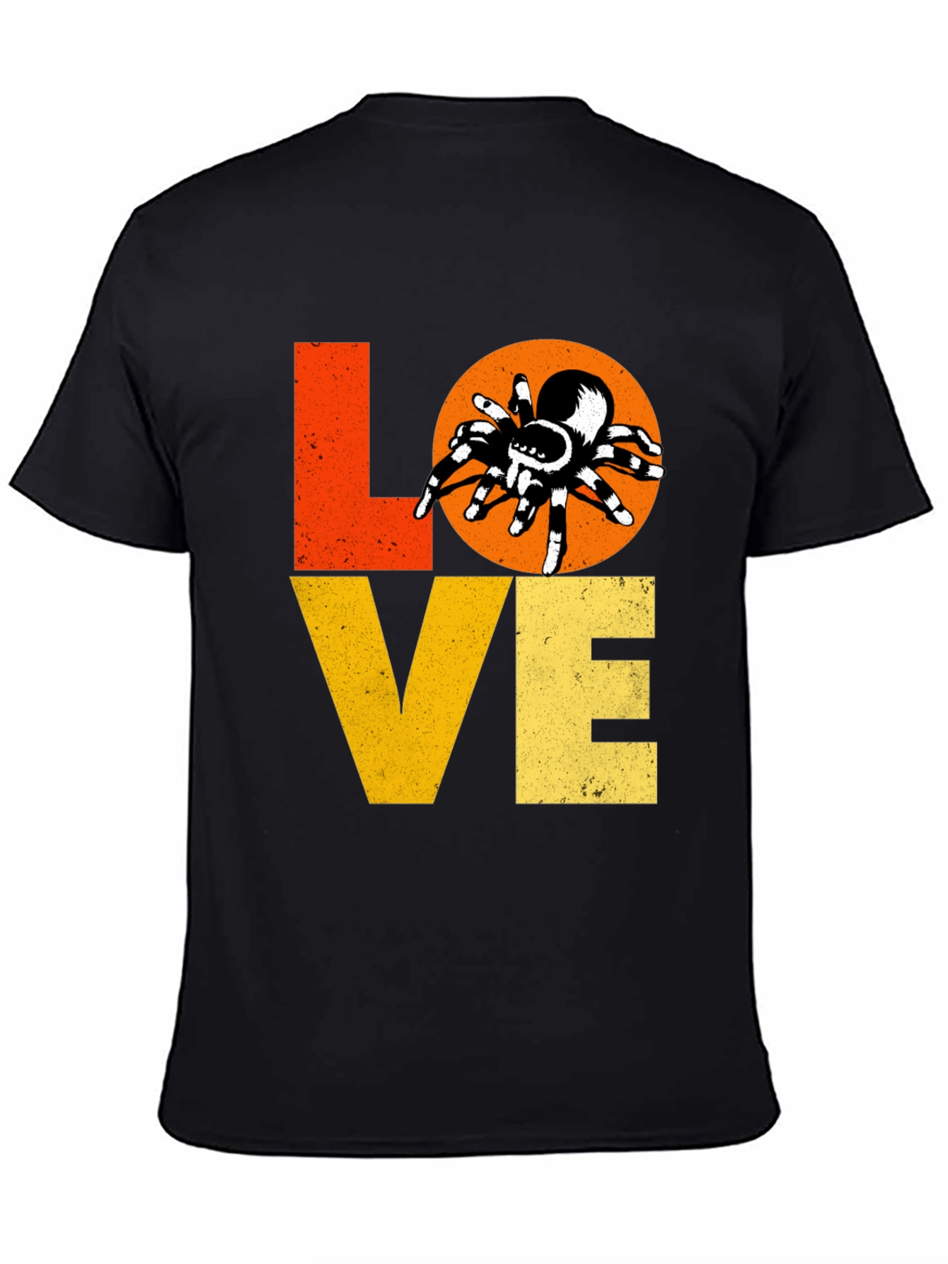 Love Spiders Black Graphic Tee