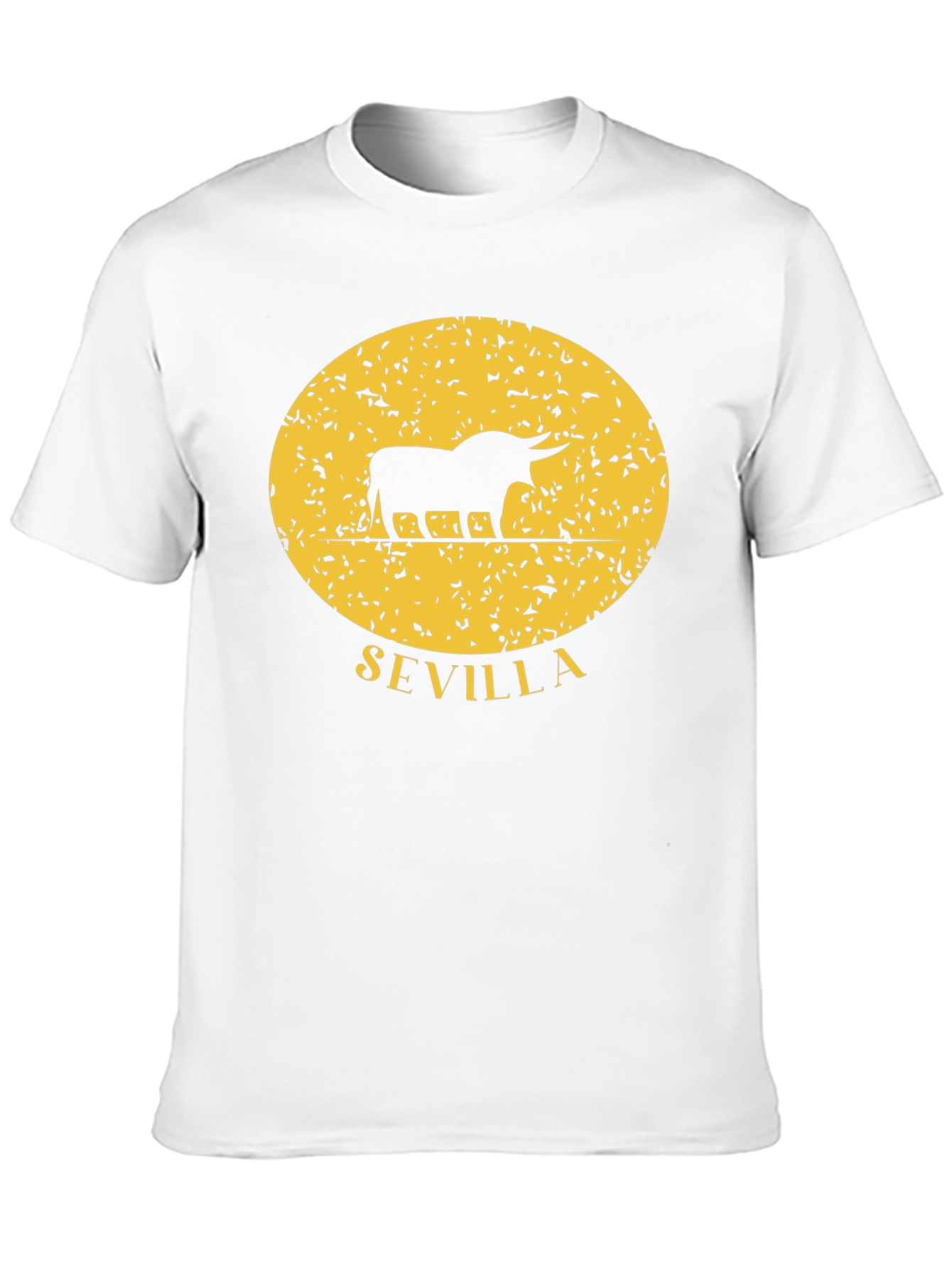 Sevilla Bull Silhouette Black T-Shirt