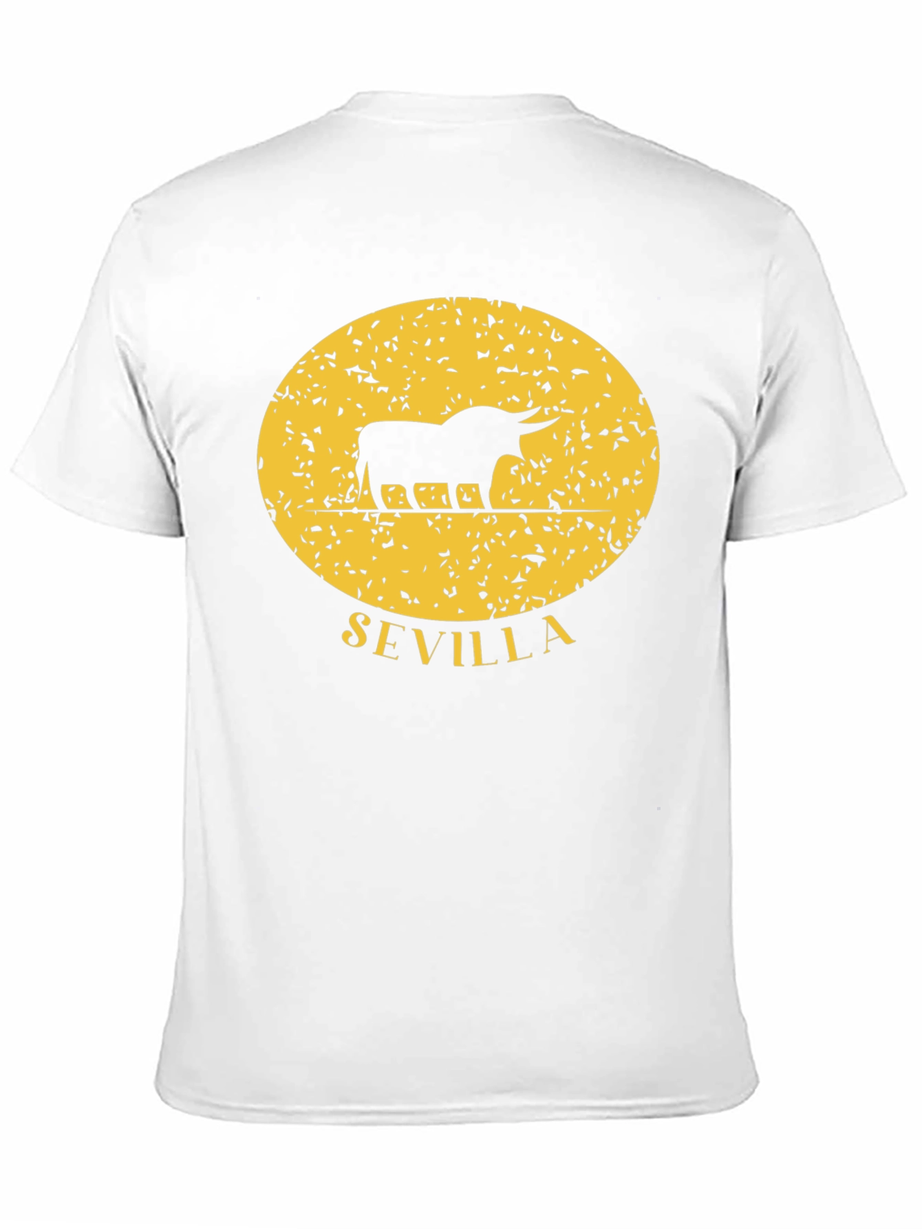 Sevilla Bull Silhouette Black T-Shirt