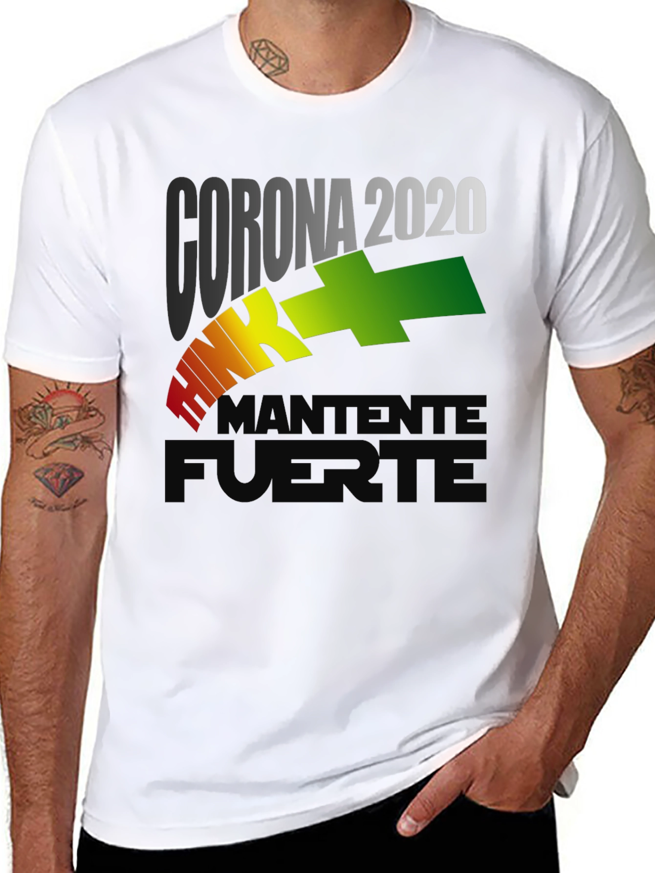 Corona 2020 Stay Strong Graphic T-Shirt