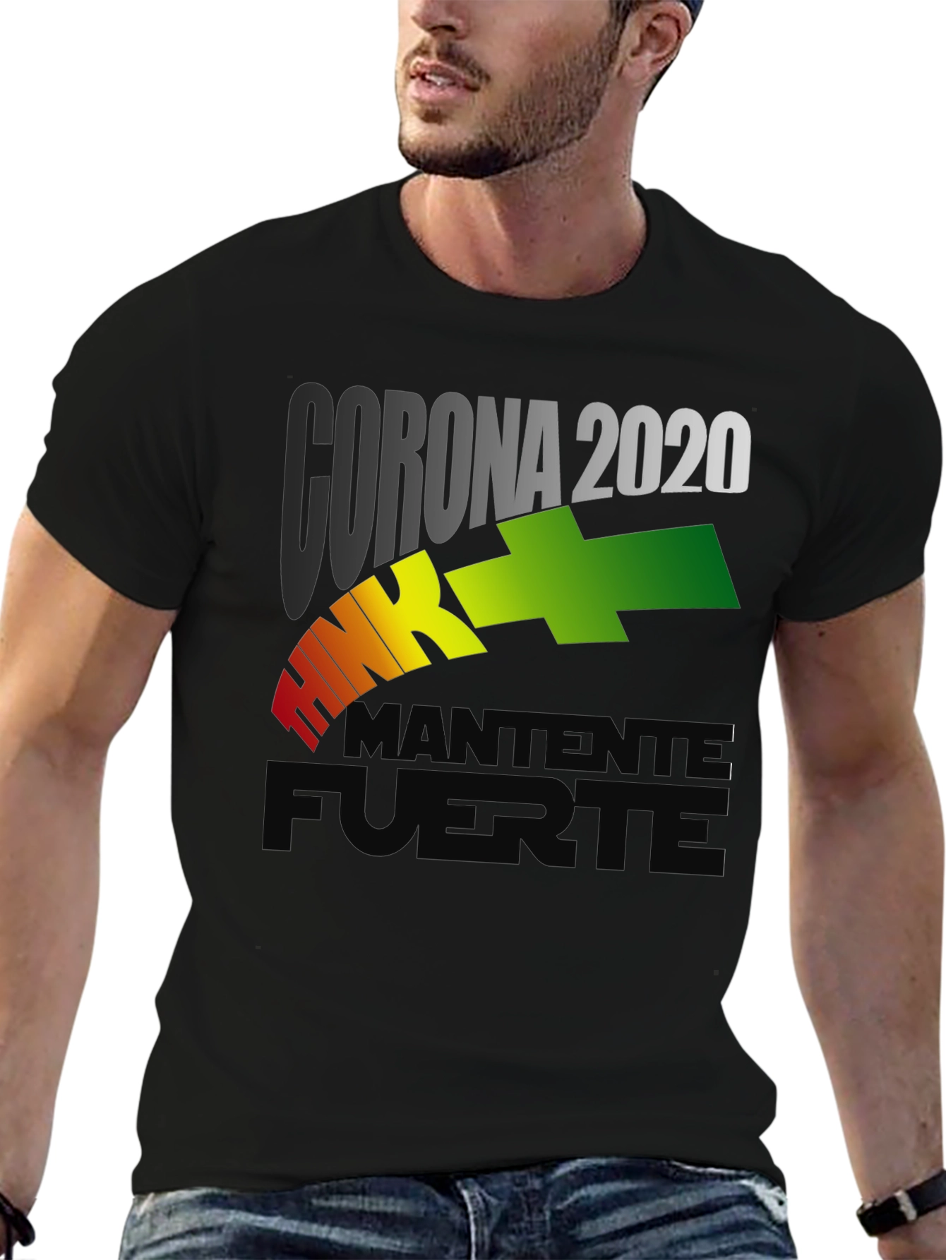 Corona 2020 Stay Strong Graphic T-Shirt