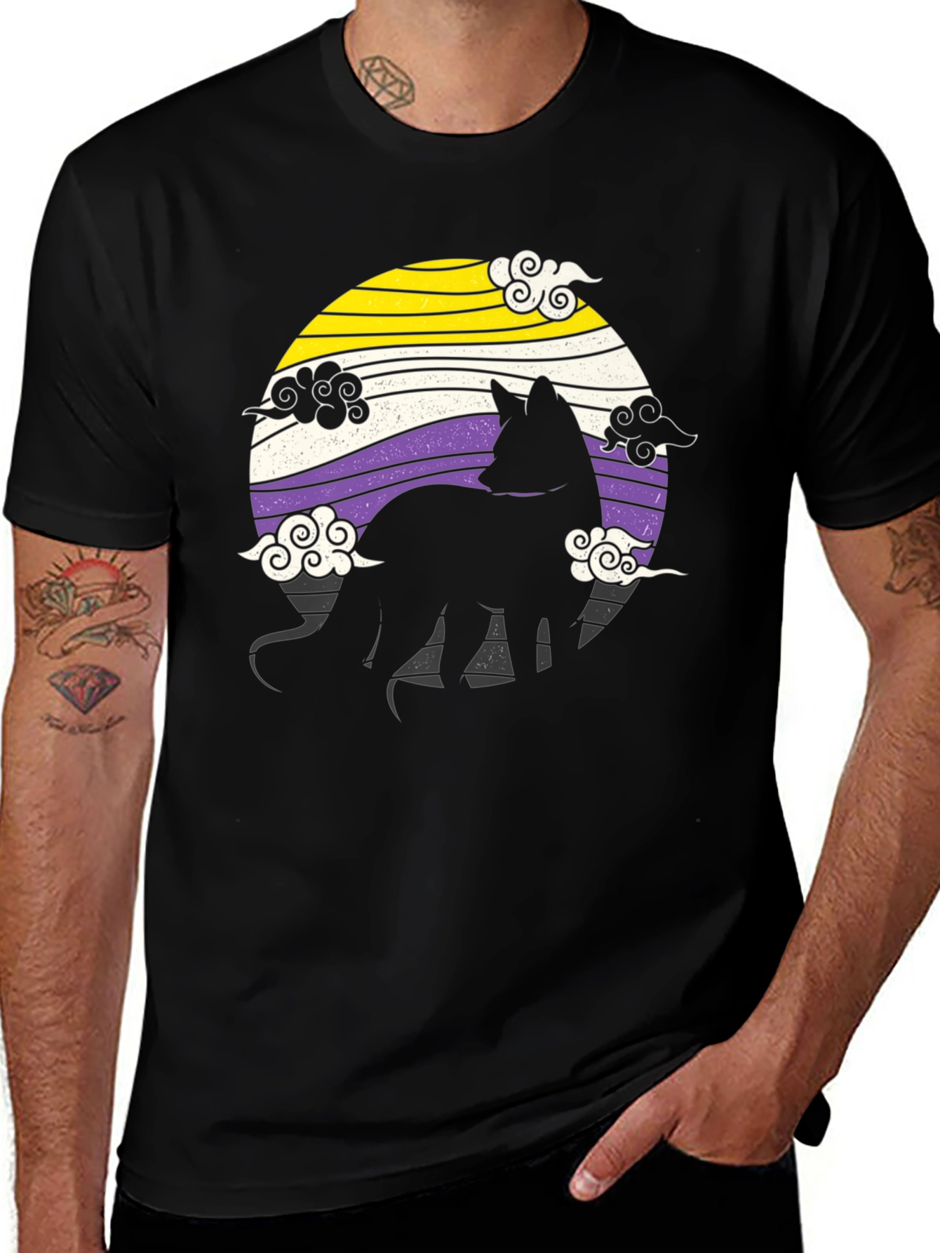 Nonbinary Pride Fox T-Shirt