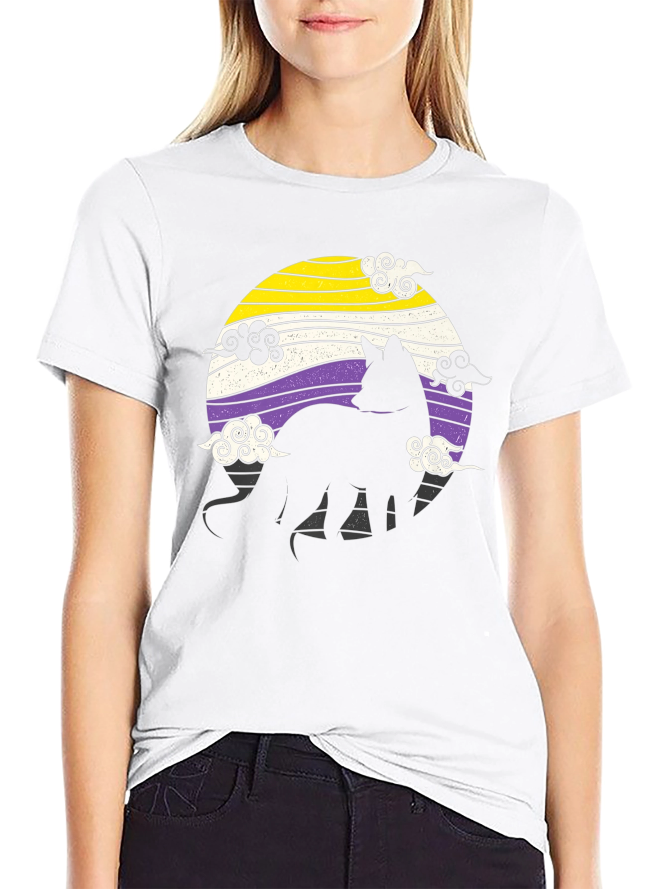 Nonbinary Pride Fox T-Shirt