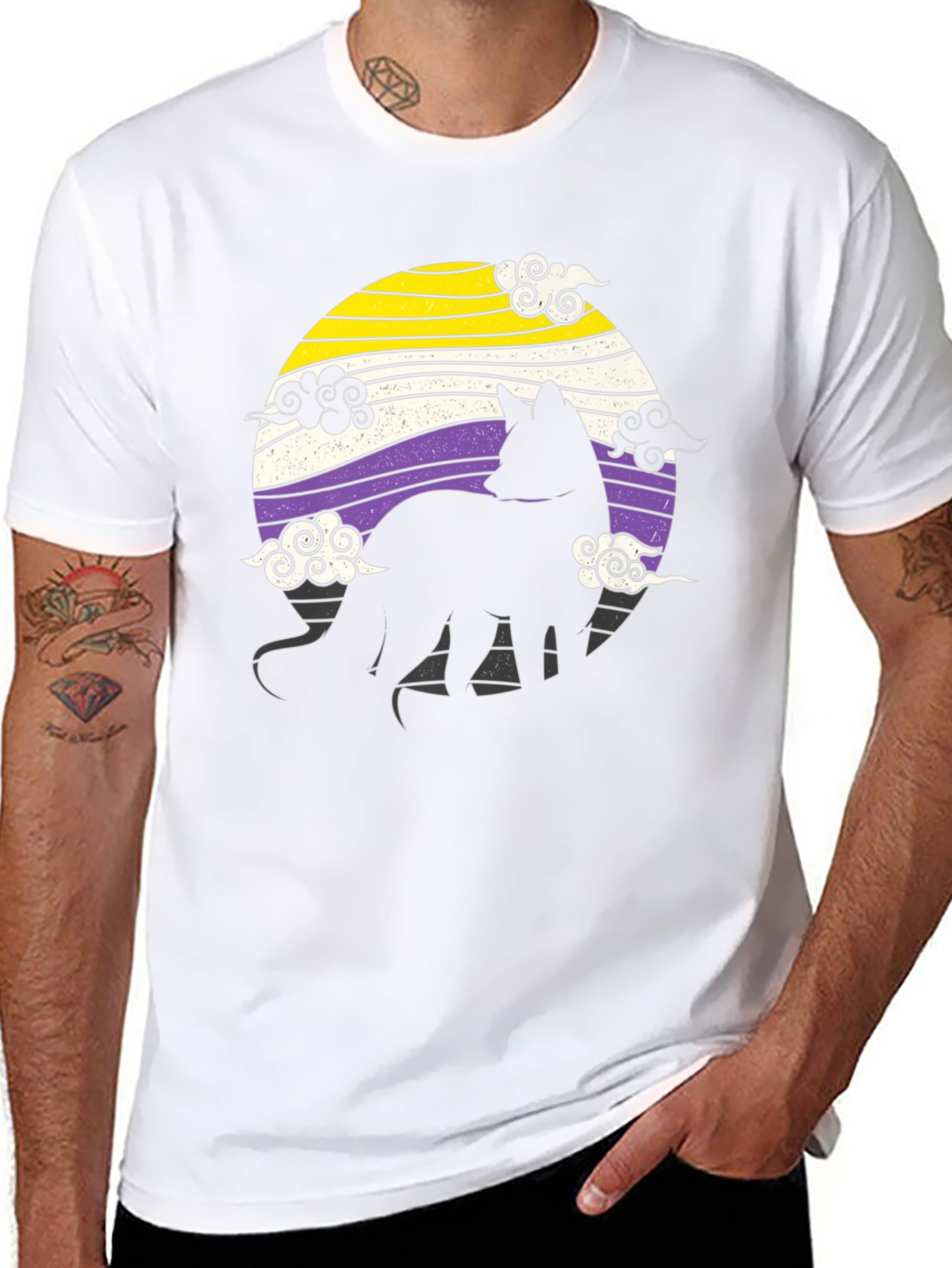 Nonbinary Pride Fox T-Shirt