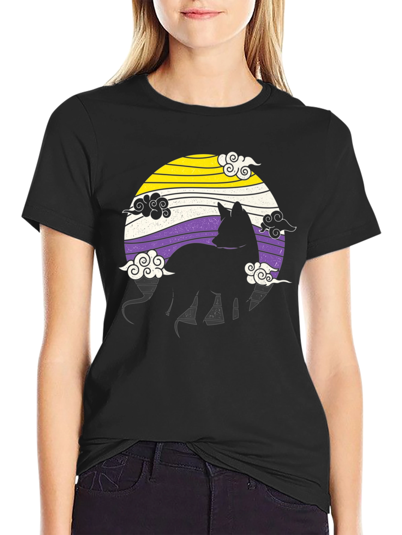 Nonbinary Pride Fox T-Shirt