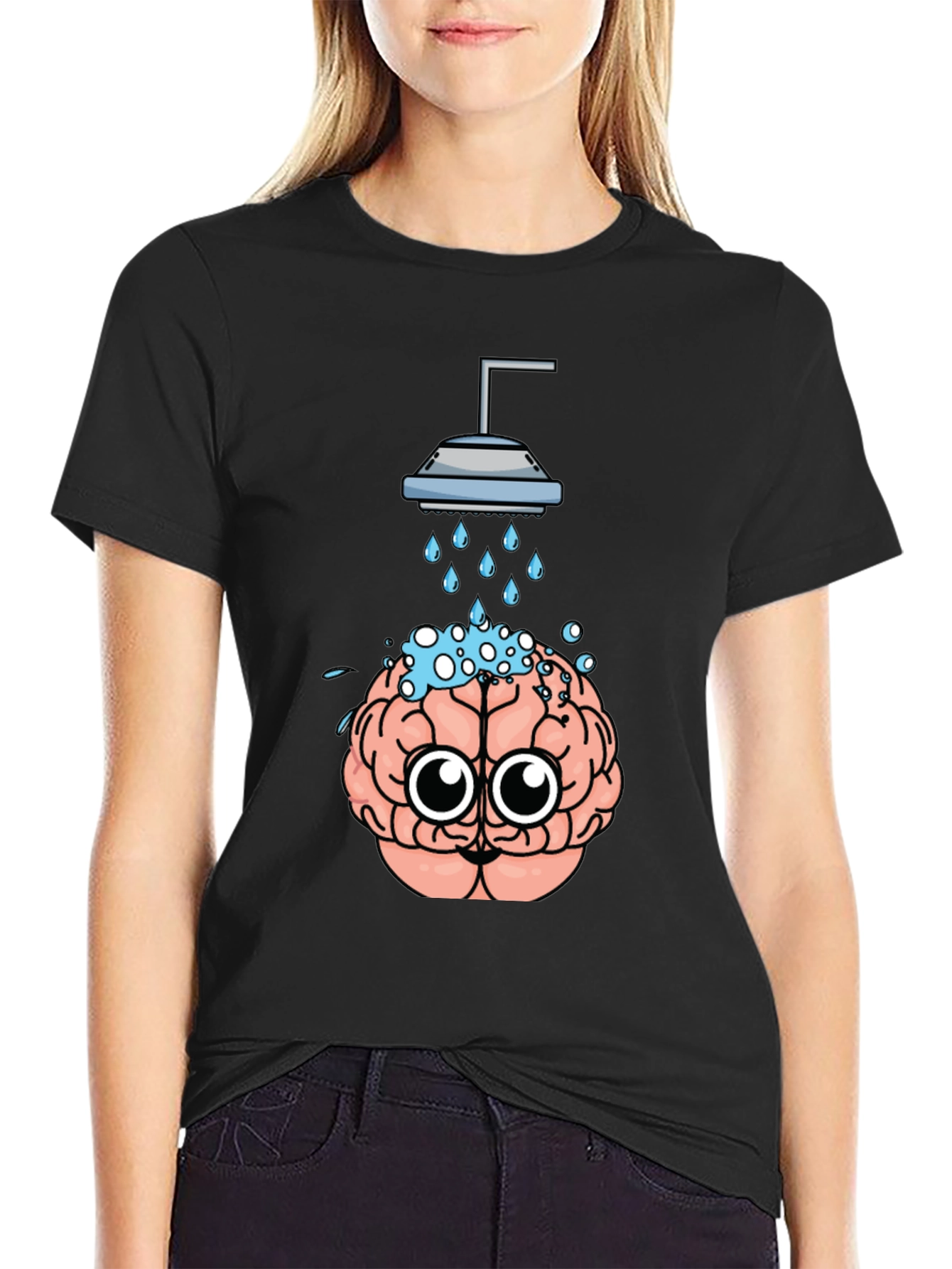 Brain Shower T-Shirt - Funny and Unique Design