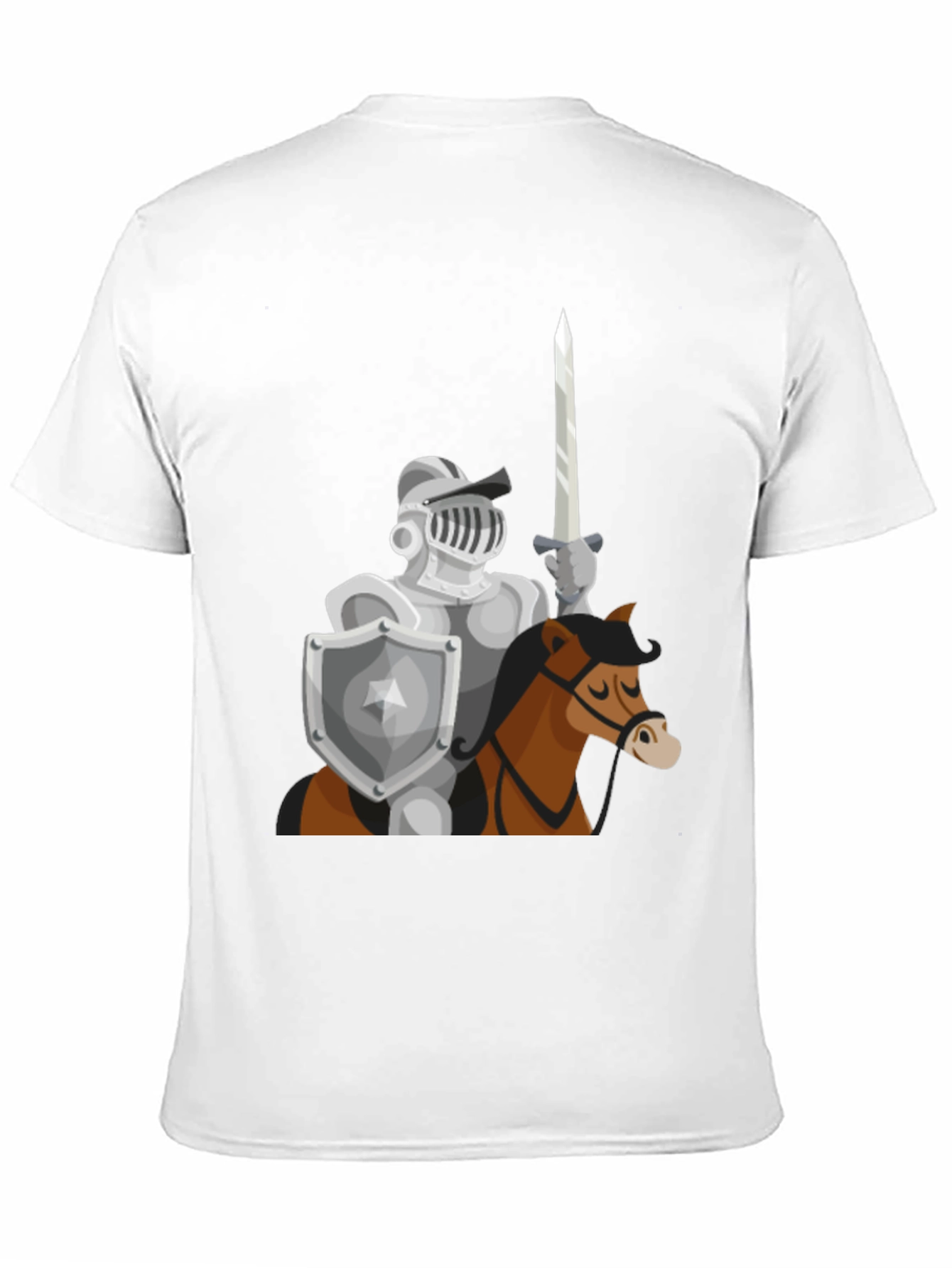 Knight on Horse T-Shirt - Medieval Graphic Tee