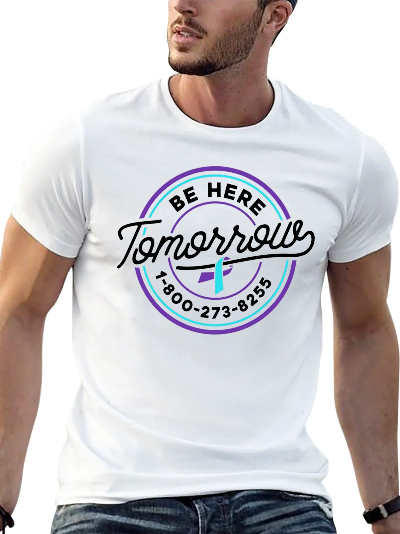 Be Here Tomorrow Suicide Prevention Awareness T-Shirt