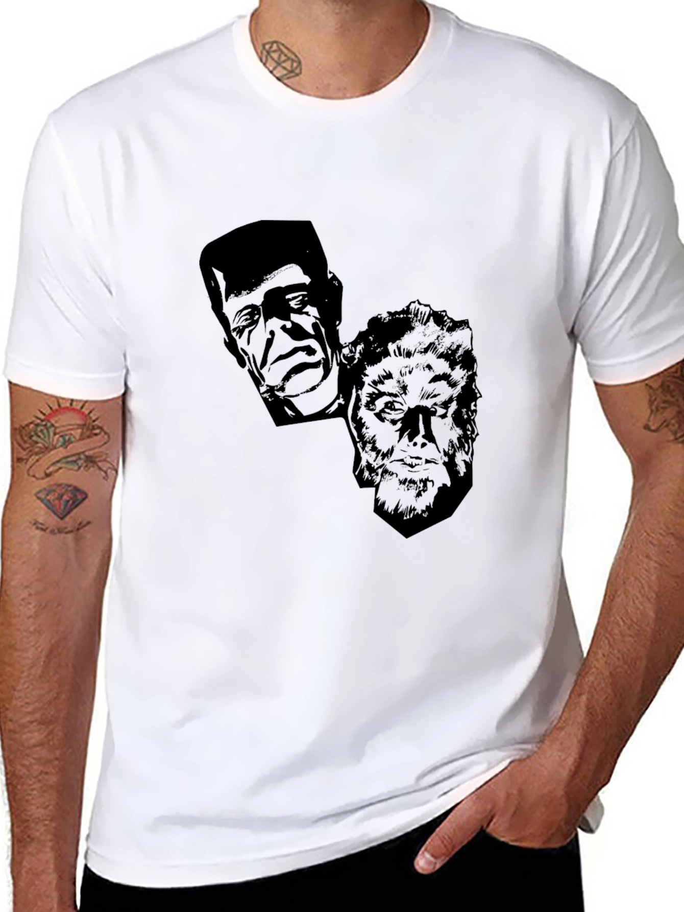 Monster Mash Black Graphic Tee