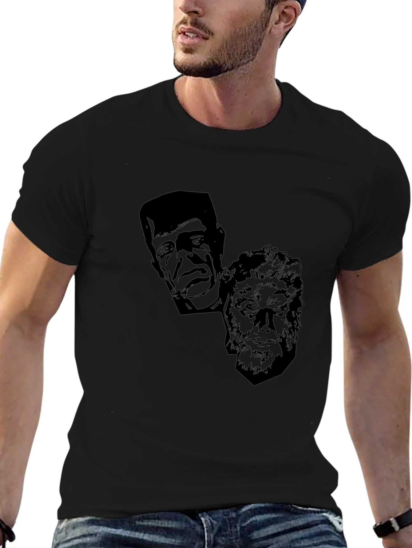 Monster Mash Black Graphic Tee