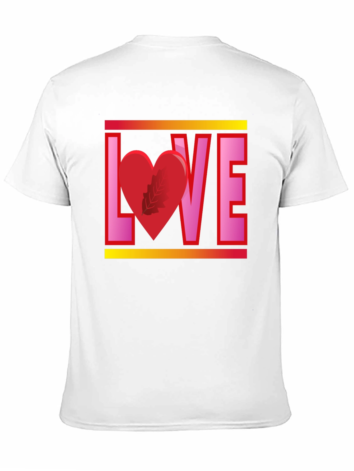 Love Graphic Print Black T-Shirt