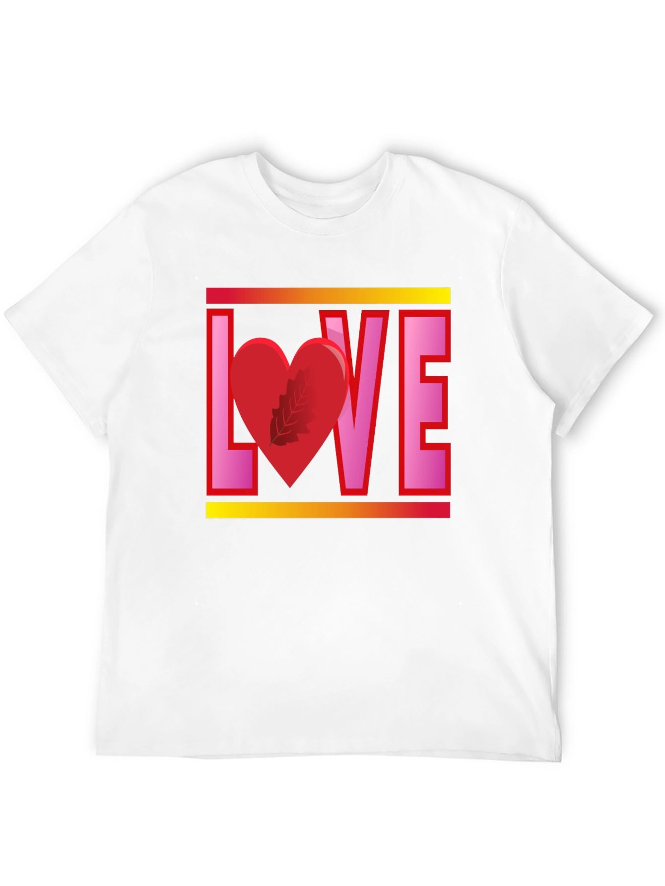 Love Graphic Print Black T-Shirt