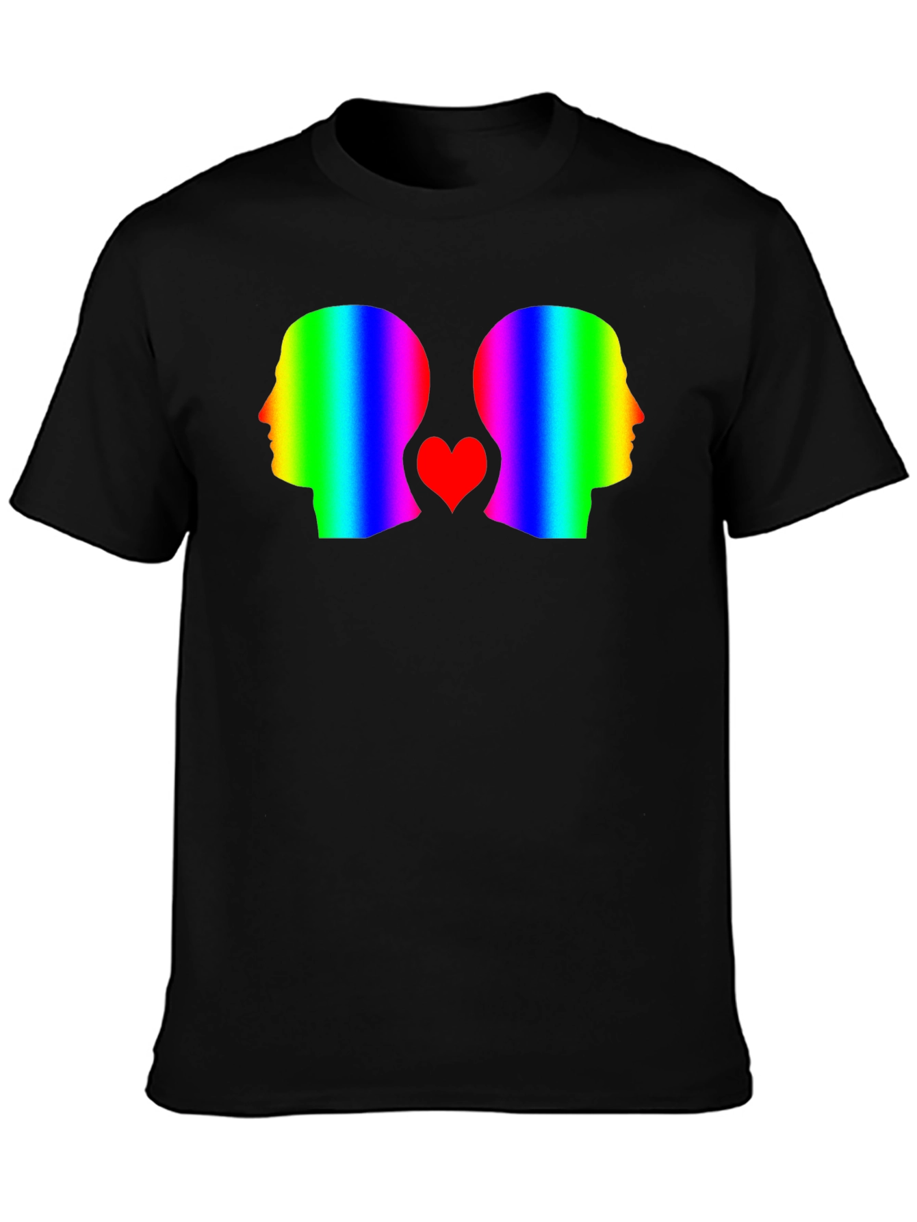 Rainbow Heads T-Shirt: Love & Pride Graphic Tee