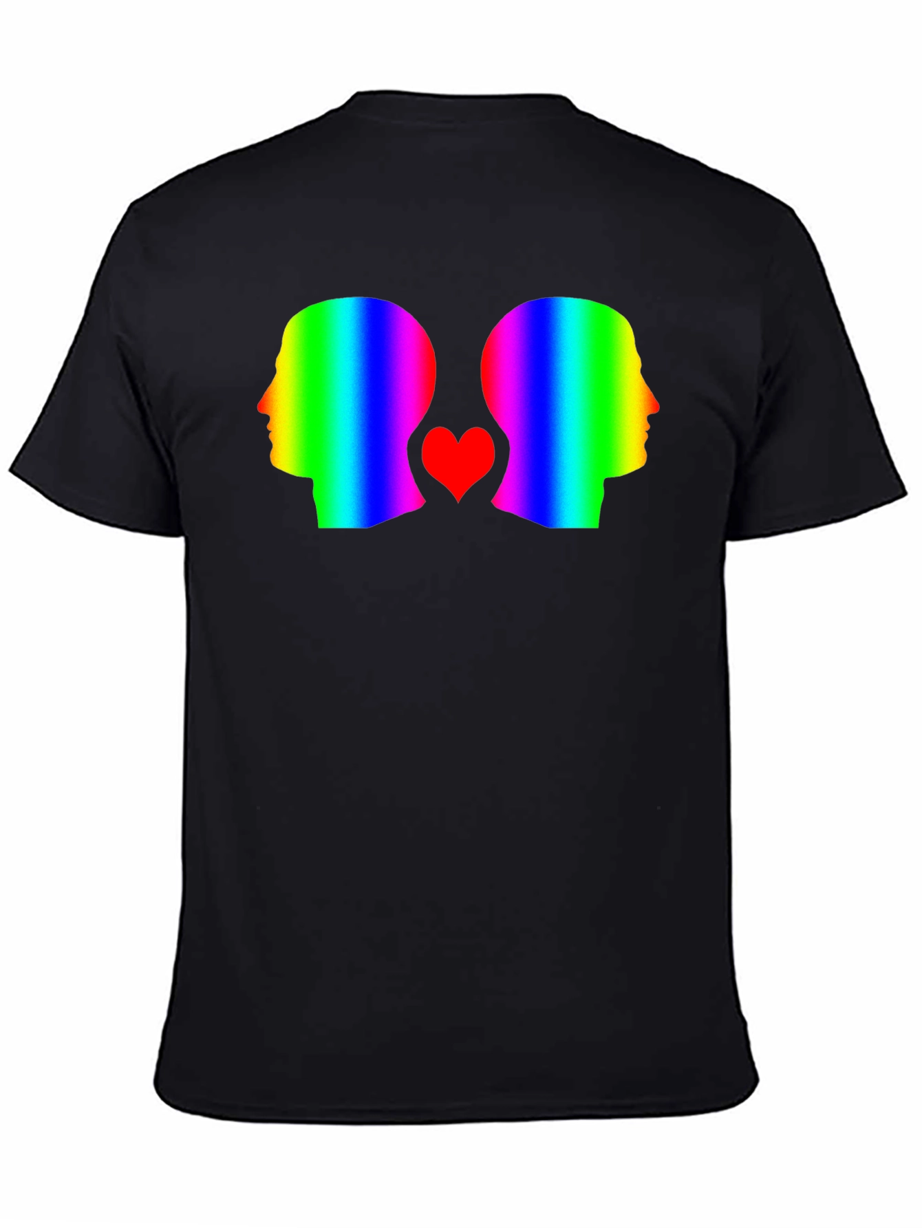 Rainbow Heads T-Shirt: Love & Pride Graphic Tee