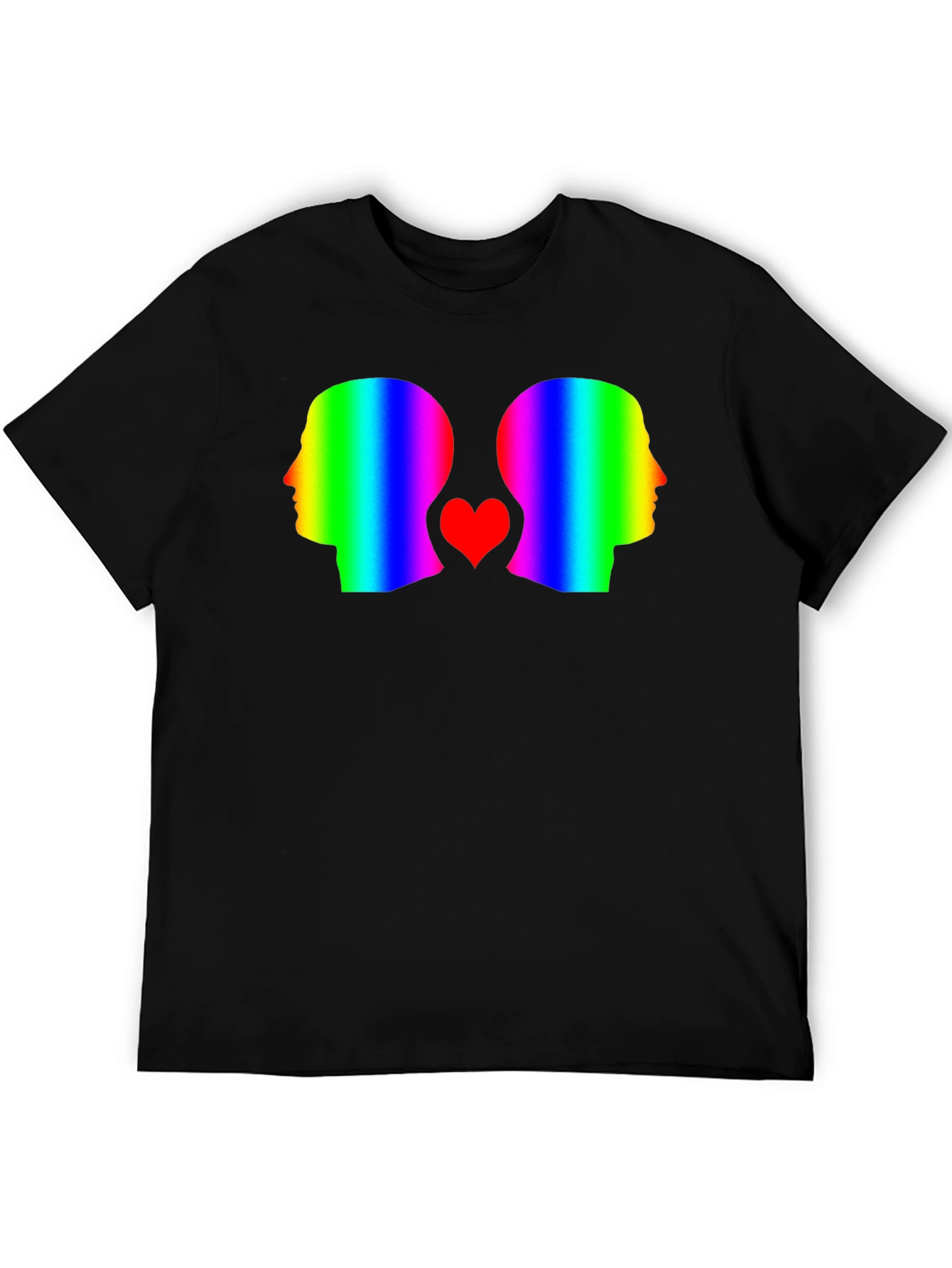 Rainbow Heads T-Shirt: Love & Pride Graphic Tee