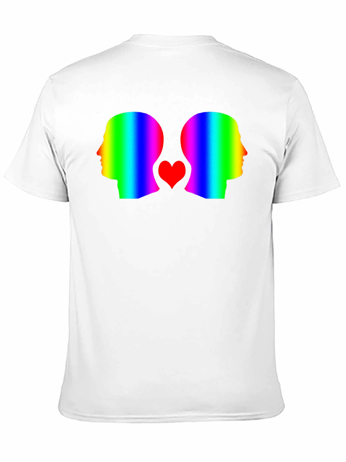 Rainbow Heads T-Shirt: Love & Pride Graphic Tee