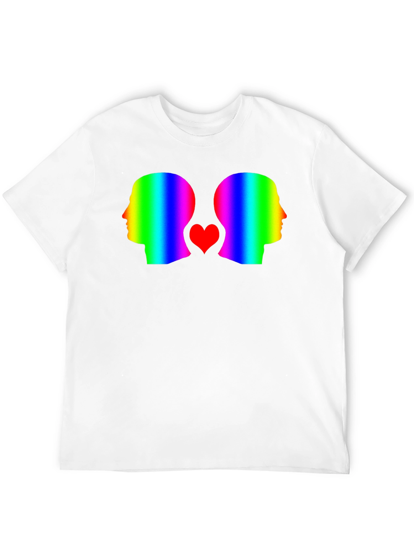 Rainbow Heads T-Shirt: Love & Pride Graphic Tee
