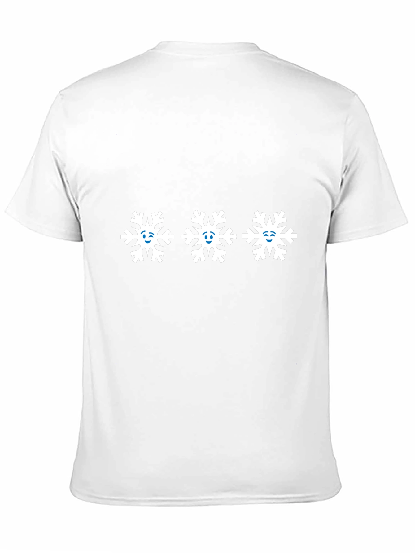 Snowflake Emoji Graphic Tee - Black