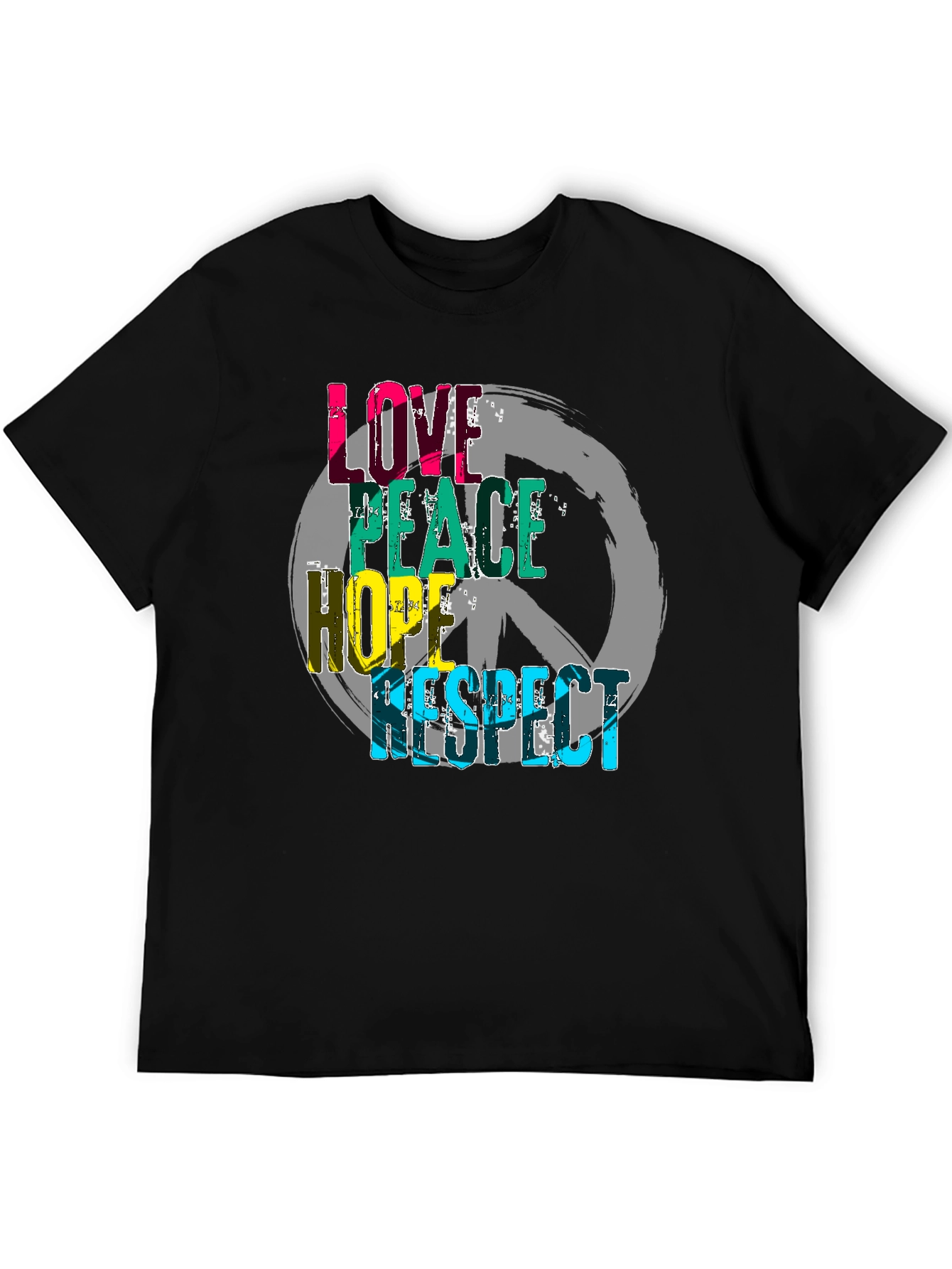 Love Peace Hope Respect Graphic T-Shirt
