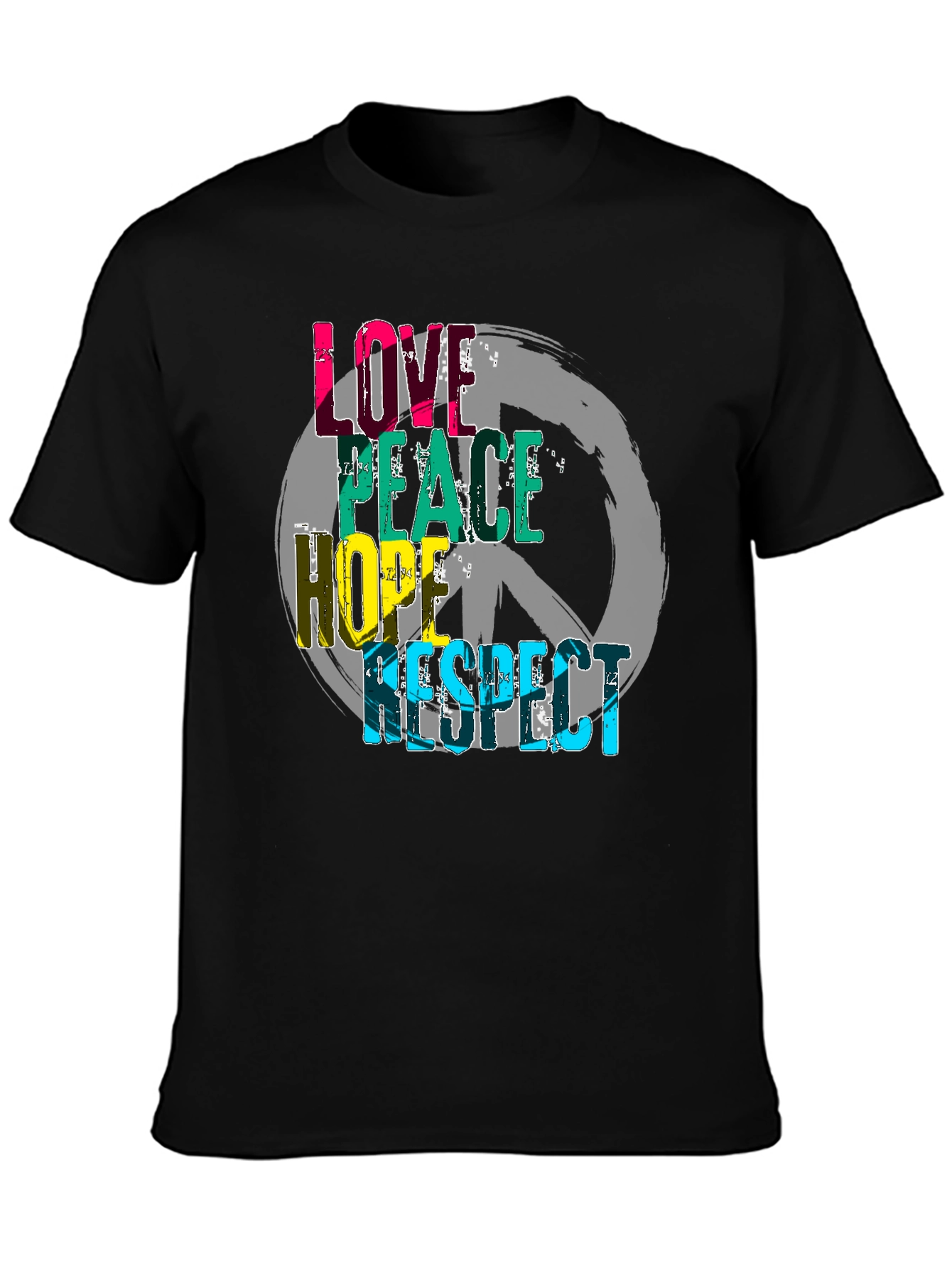 Love Peace Hope Respect Graphic T-Shirt