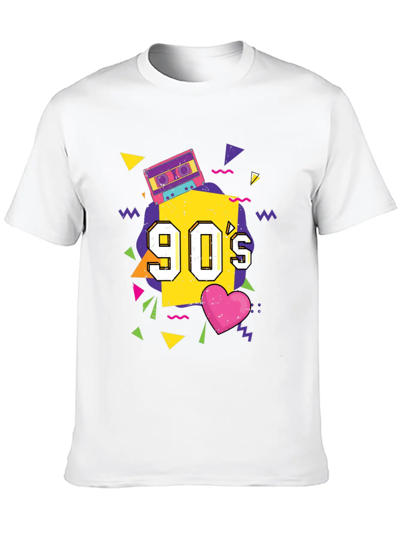 90s I Love The 90's Vintage Retro Nineties Costume Unisex Casual T-Shirt – Clean Design For Daily Comfort