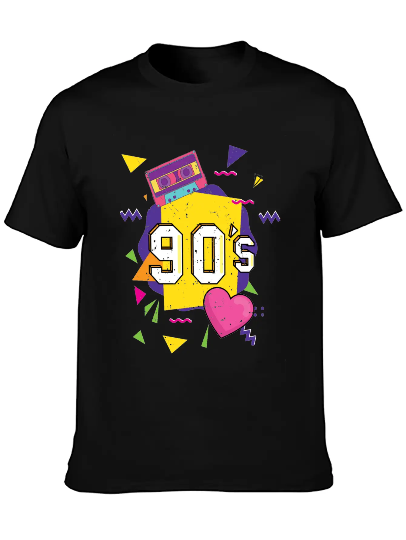 90s I Love The 90's Vintage Retro Nineties Costume Unisex Casual T-Shirt – Clean Design For Daily Comfort