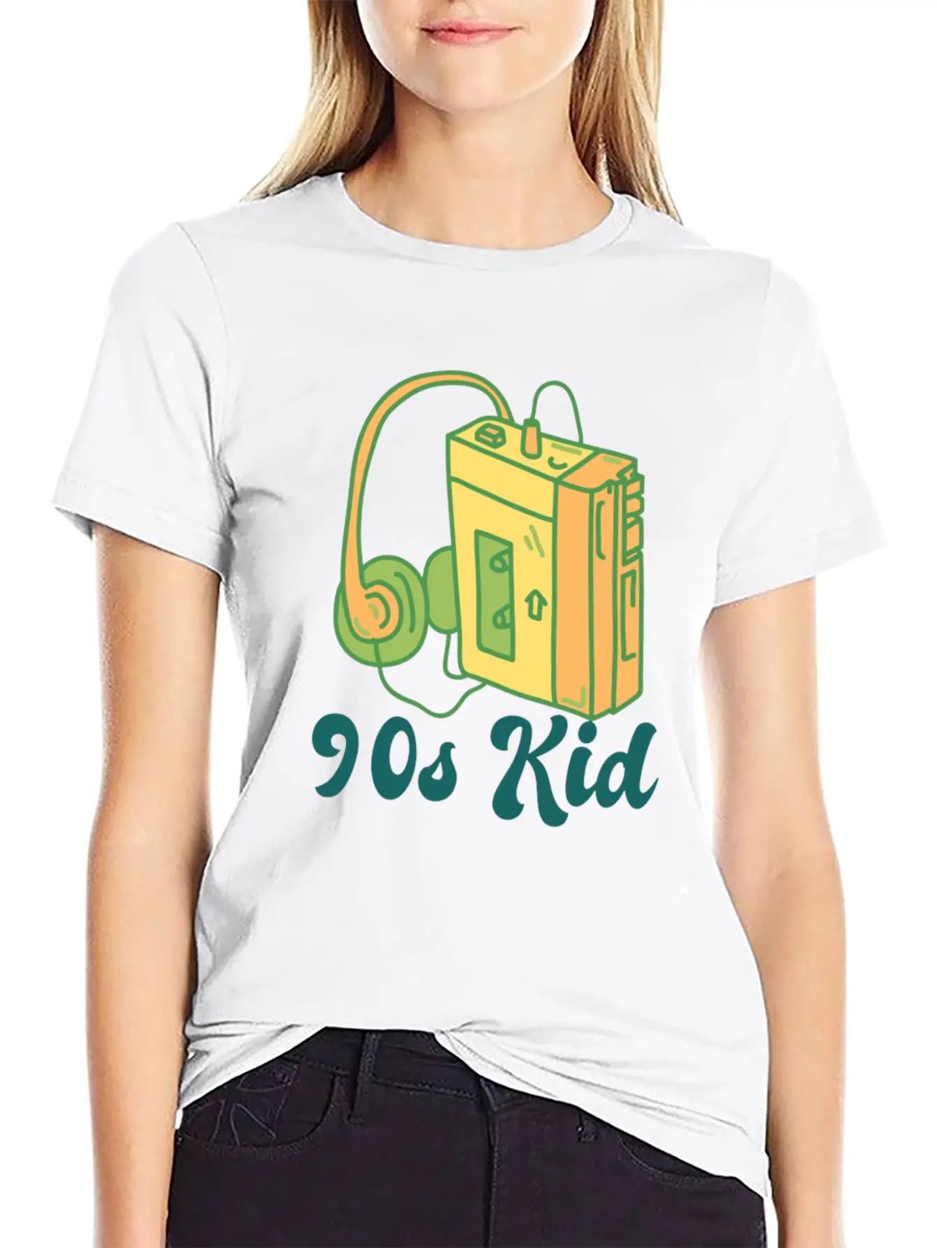 90s Kid Cassette Stylish Everyday T-Shirt – Unisex Basic Cotton Tee