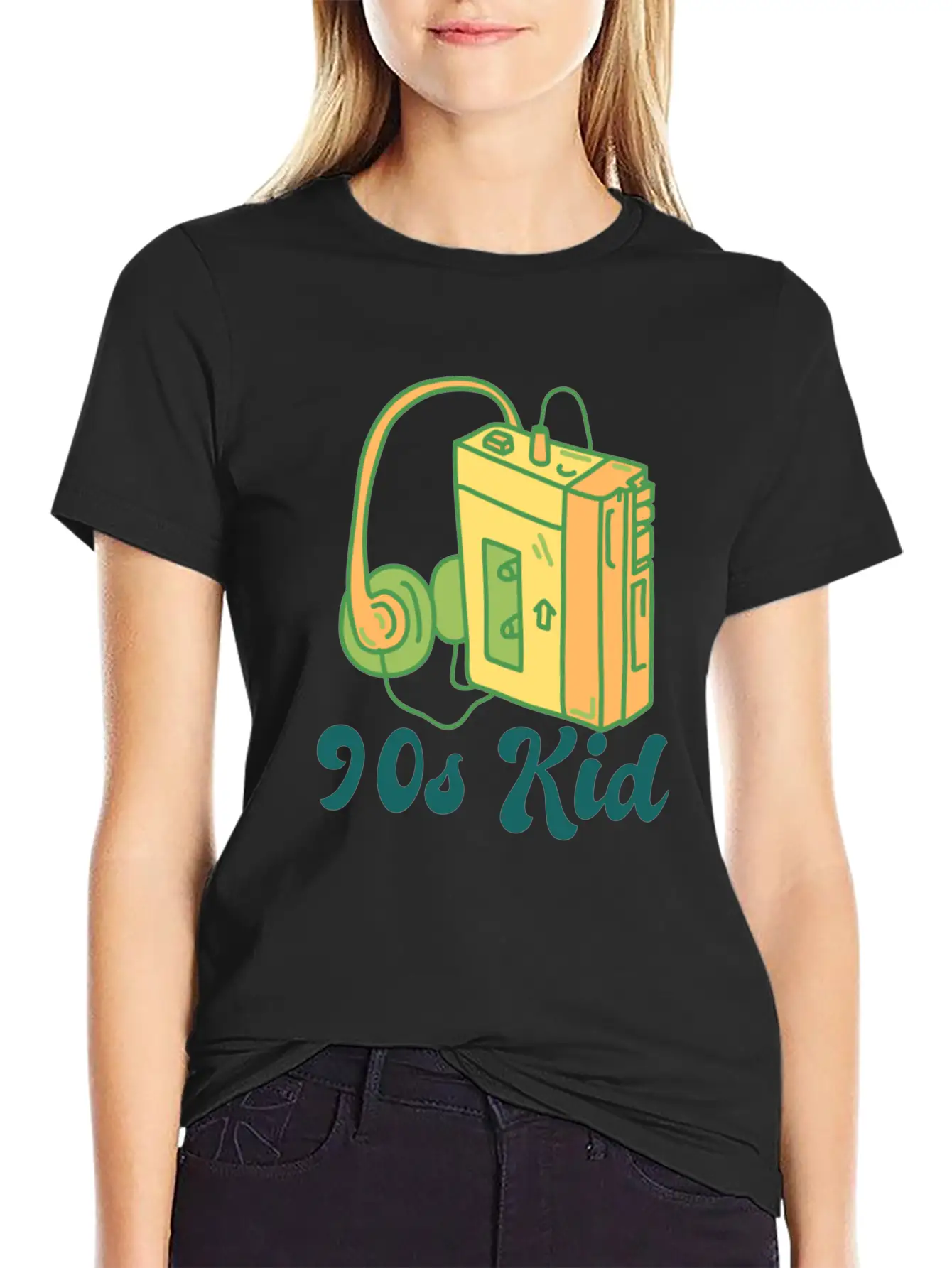 90s Kid Cassette Stylish Everyday T-Shirt – Unisex Basic Cotton Tee