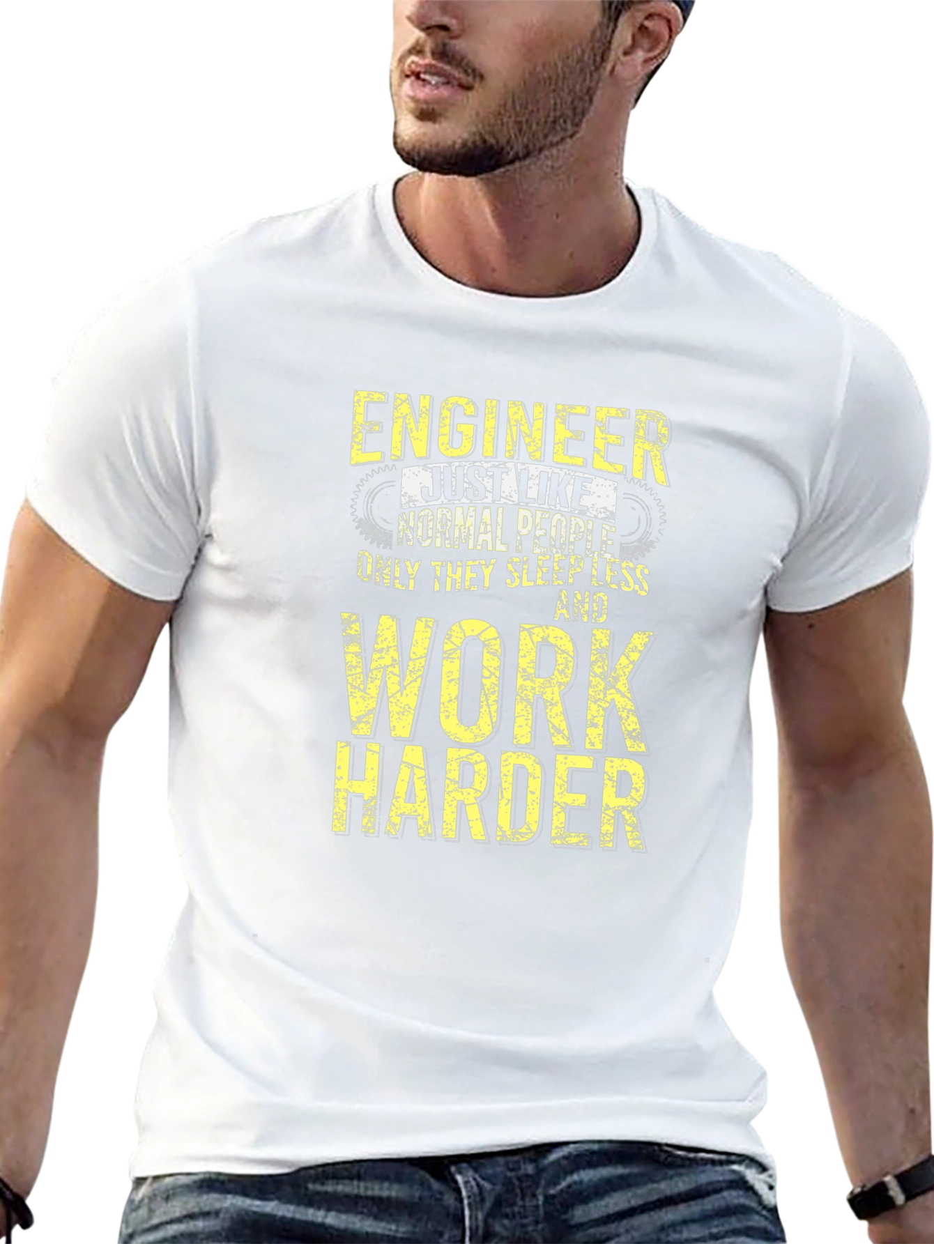 Engineer Work Harder T-Shirt - Funny Engineering Tee