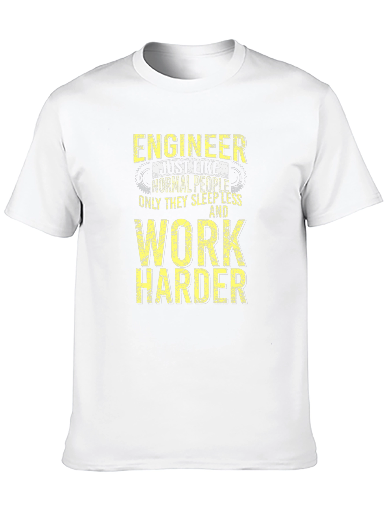 Engineer Work Harder T-Shirt - Funny Engineering Tee
