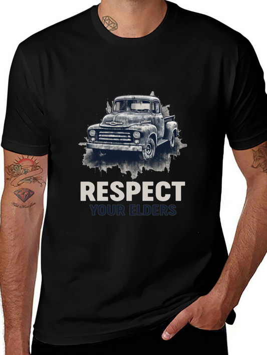 Respect Your Elders Truck Graphic Tee