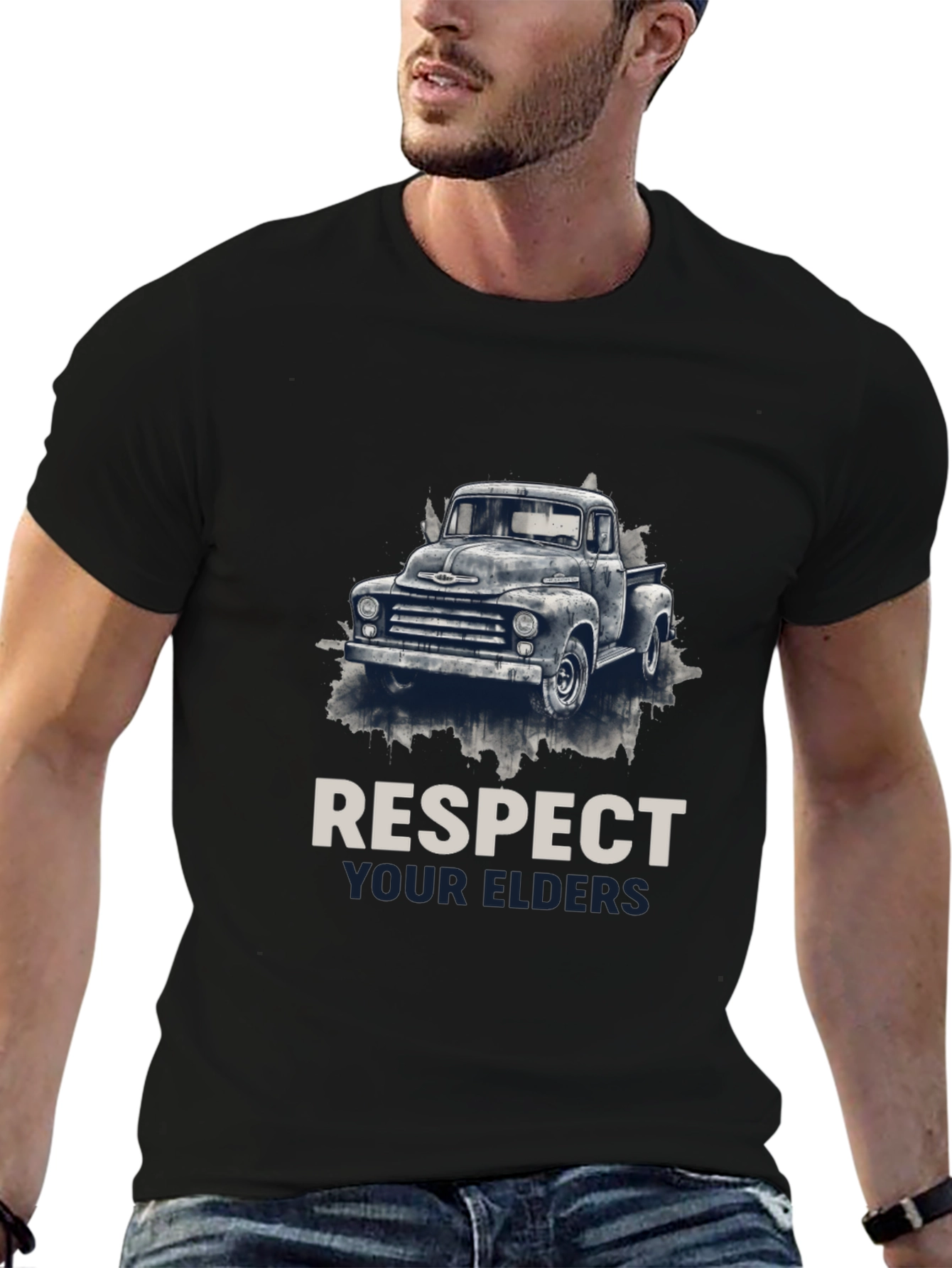 Respect Your Elders Truck Graphic Tee
