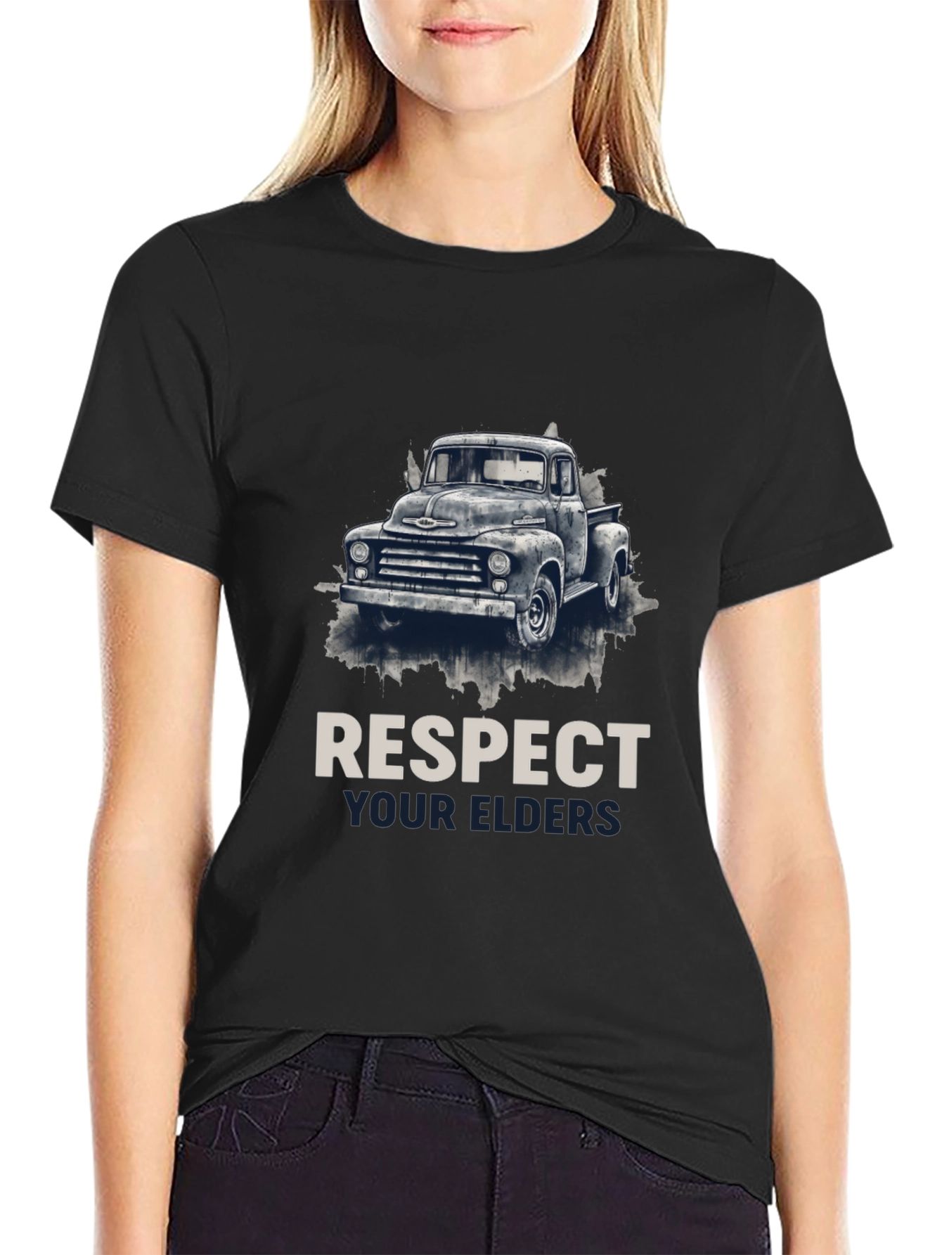 Respect Your Elders Truck Graphic Tee
