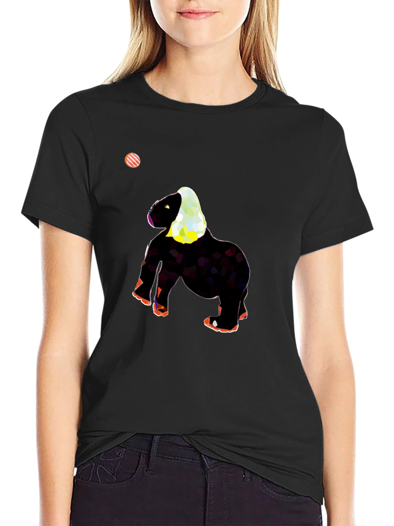 Funky Gorilla Graphic Tee - Black