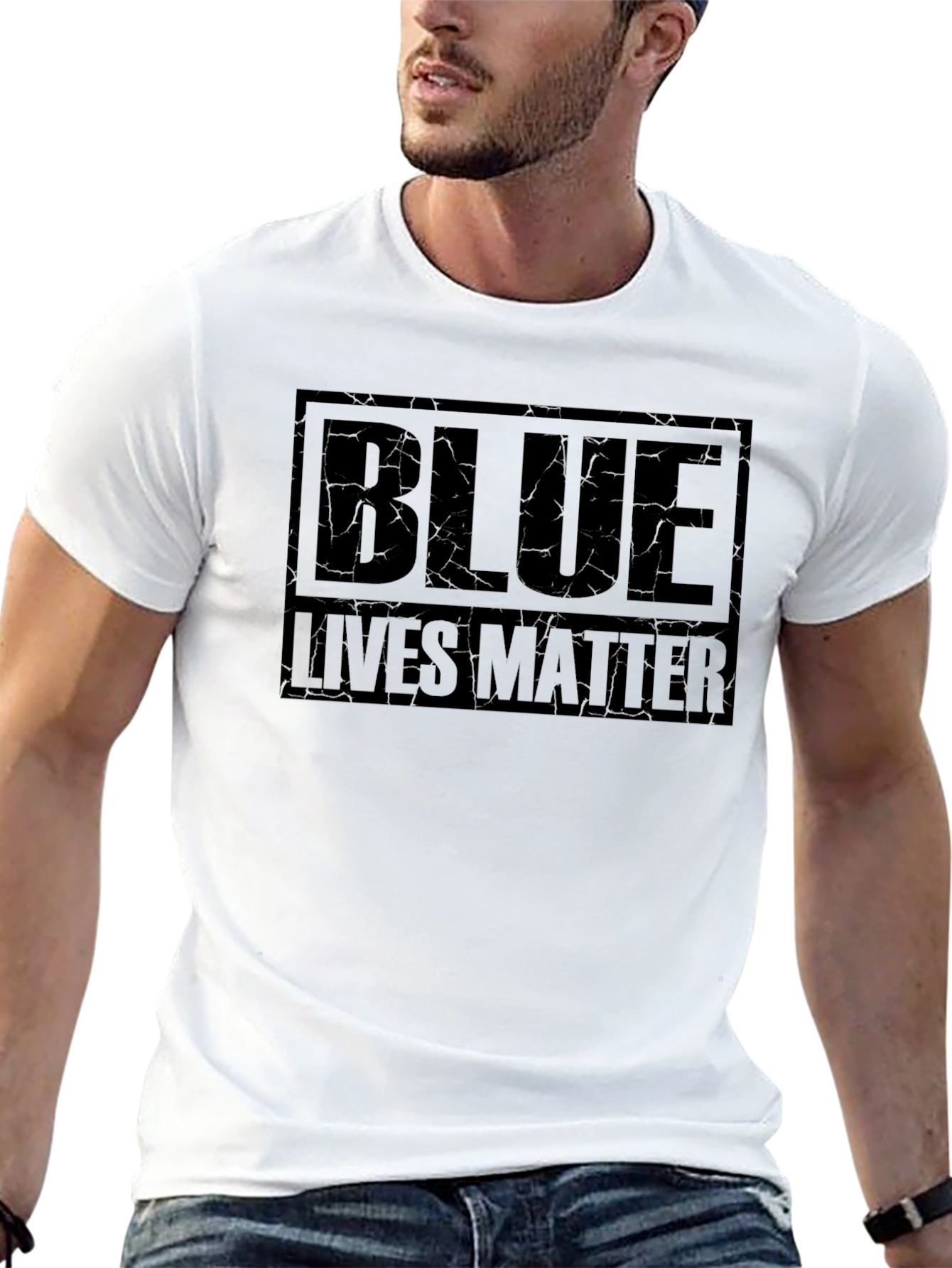 Blue Lives Matter Black T-Shirt