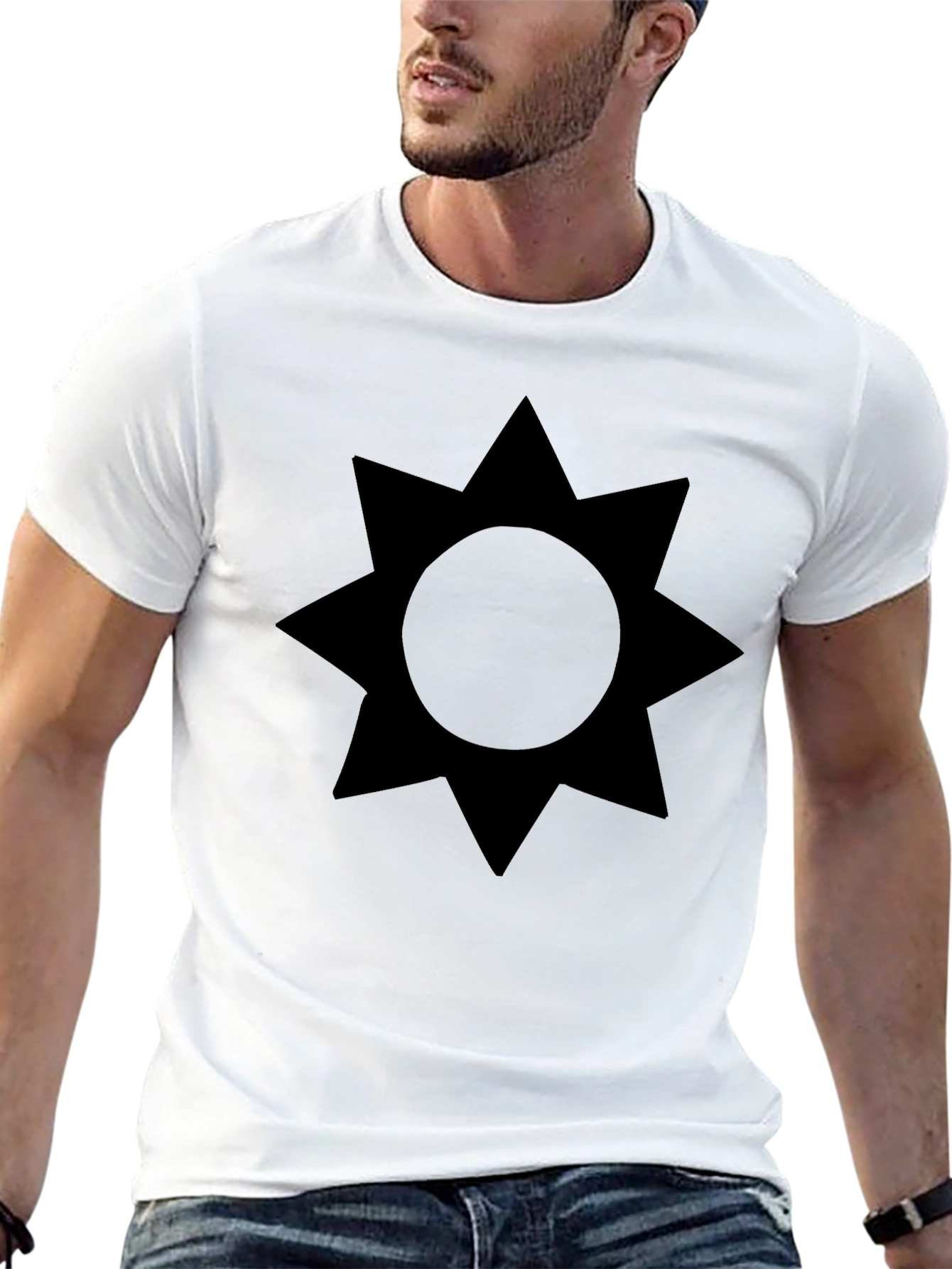 Black Star Graphic Tee - Modern Style