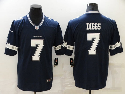 Men's Dallas Cowboys Trevon Diggs #7 Navy Game Player Jerseys