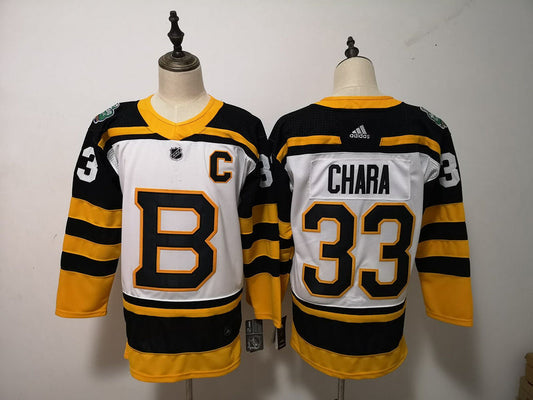 Men's Boston Bruins Zdeno Chara #33 White Replica Player Jerseys