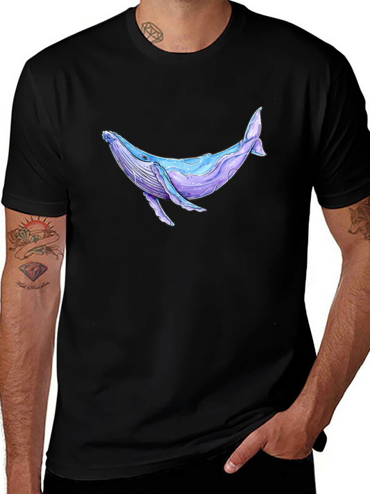 Whale Graphic Tee - Casual Comfort