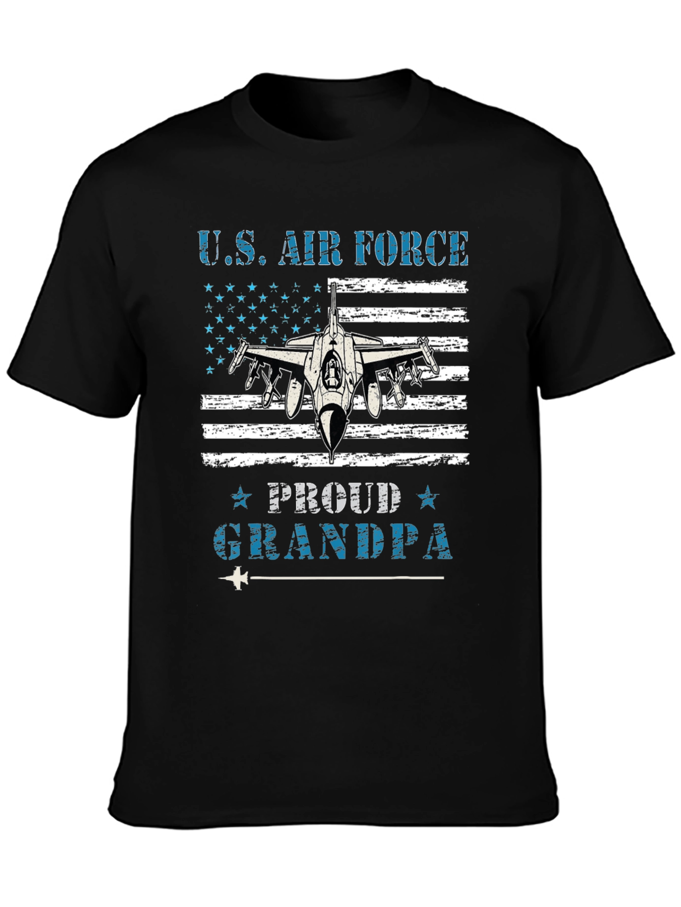 U.S. Air Force Proud Grandpa Graphic T-Shirt